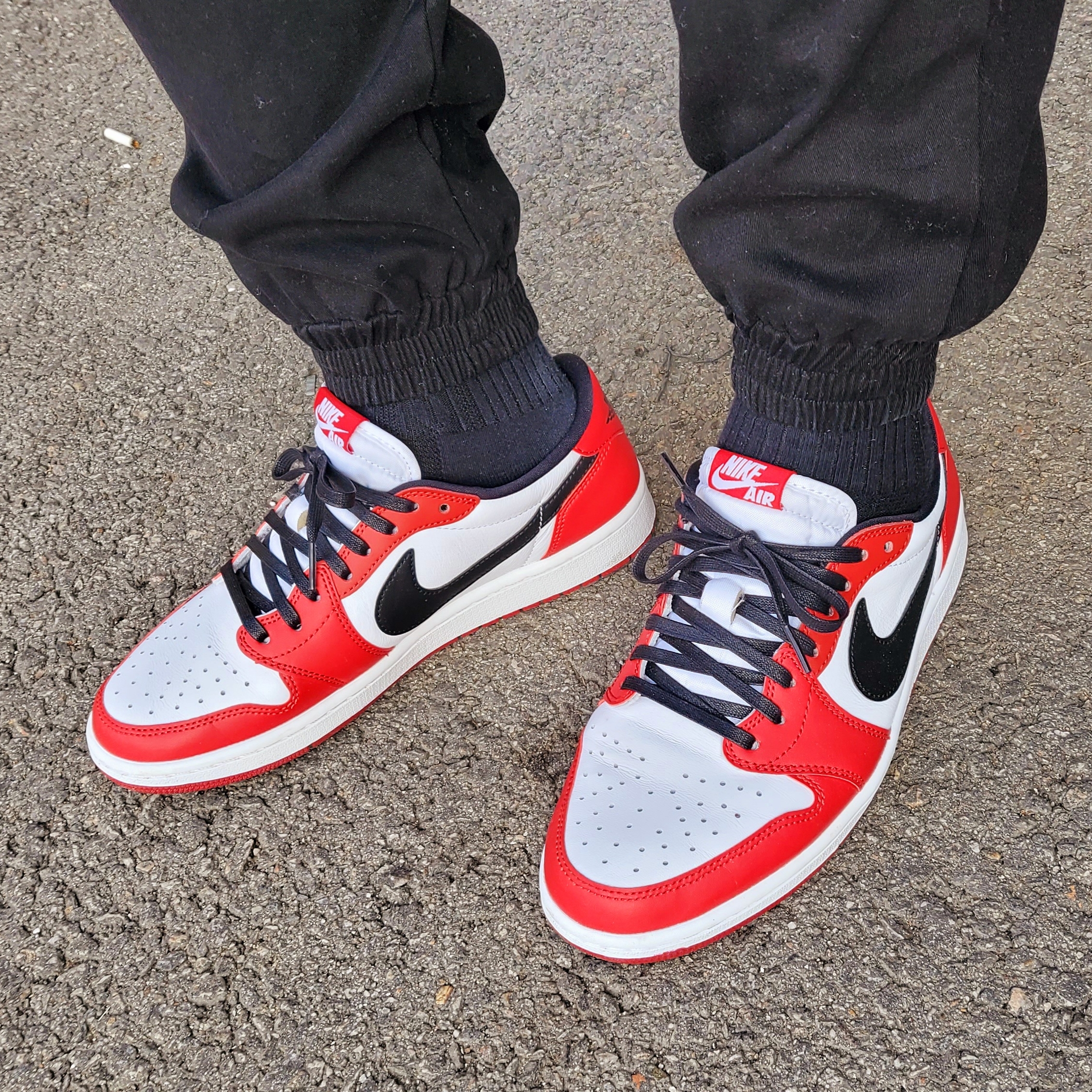 Jordan 1 Retro Low OG Chicago 2016 착용 스타일 - 5