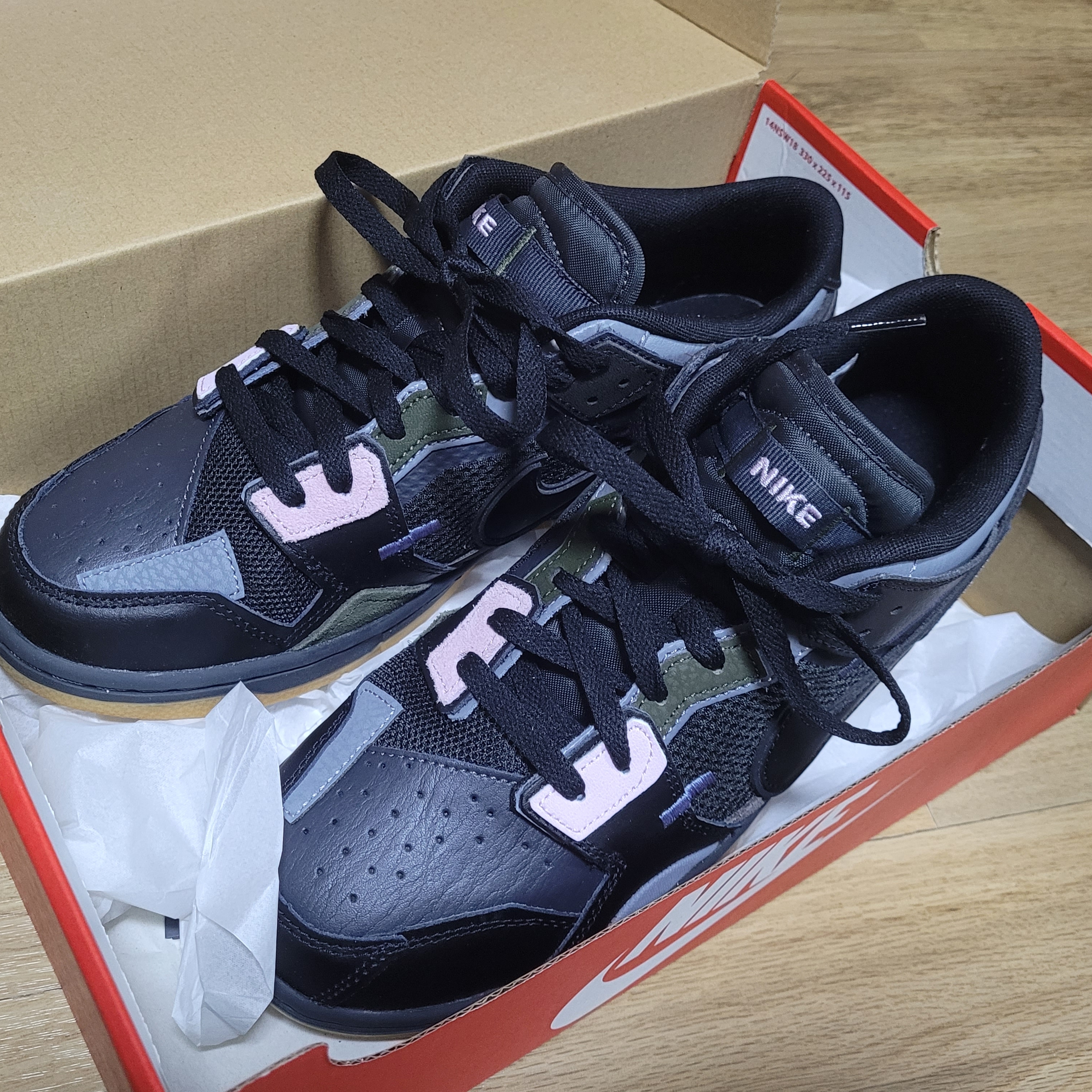 Nike Dunk Scrap Cool Grey 착용 스타일 - 1
