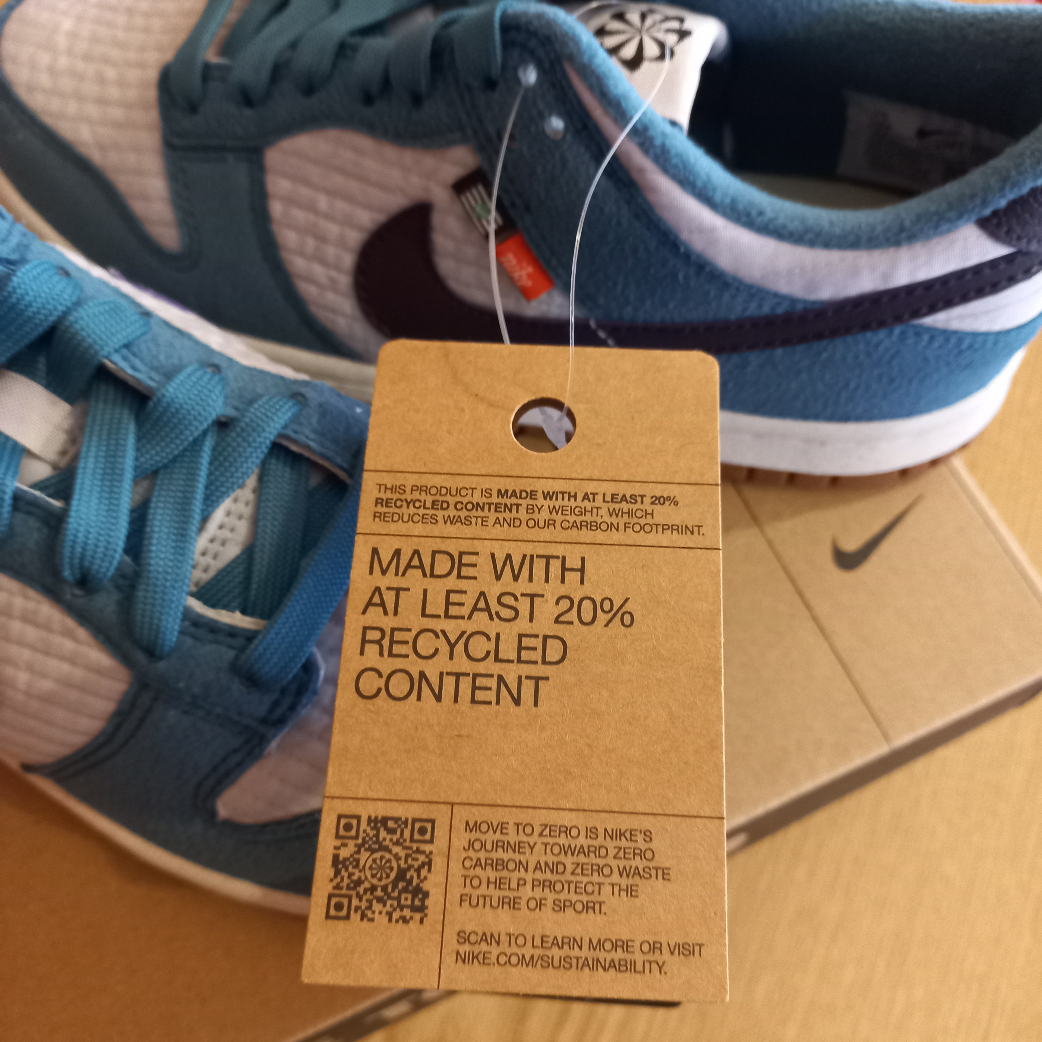 (GS) Nike Dunk Low SE Next Nature Riftblue 착용 스타일 - 4