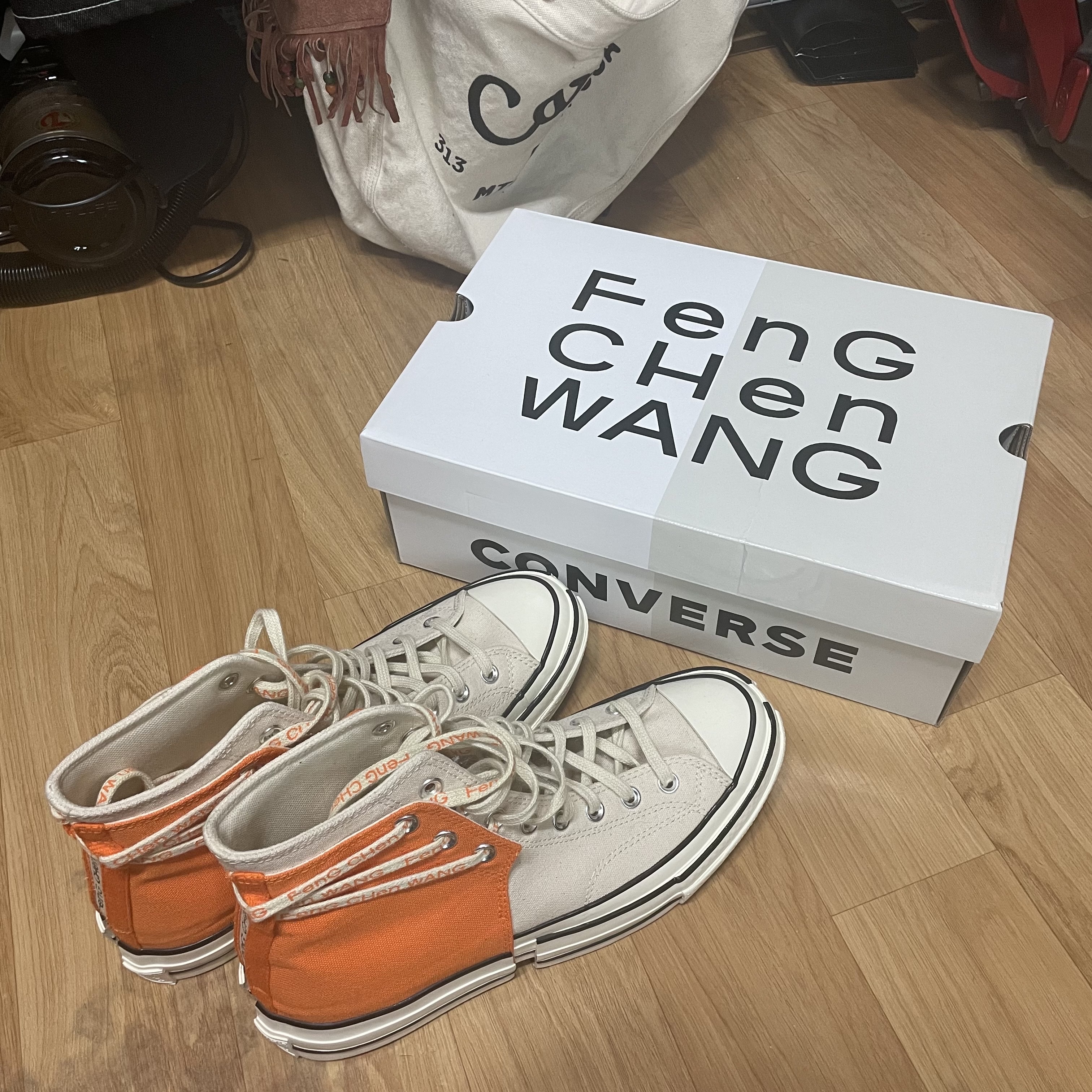 Converse x Feng Chen Wang Chuck 70 2-in-1 Persimmon Orange 착용 스타일