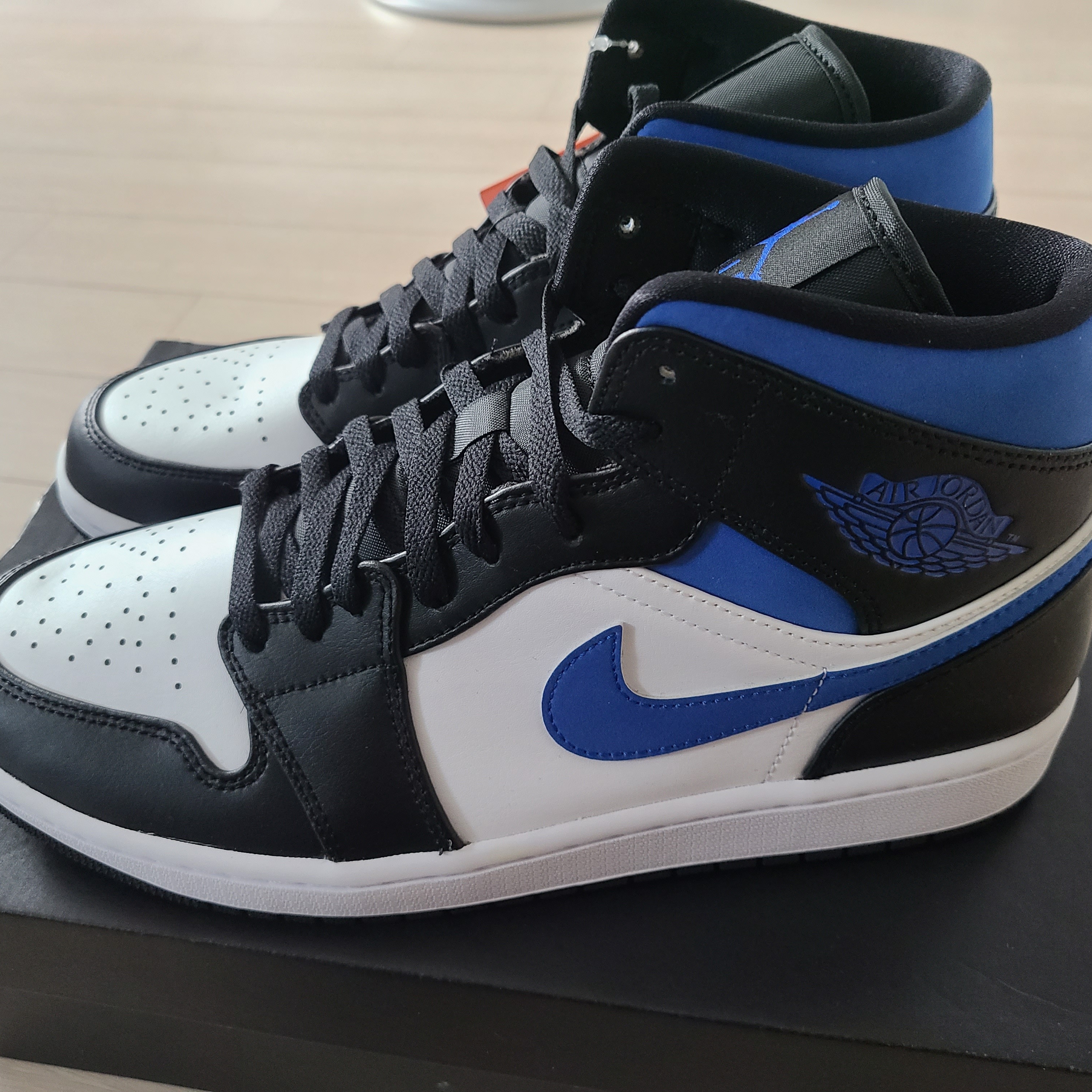 Jordan 1 Mid Racer Blue 착용 스타일 - 1