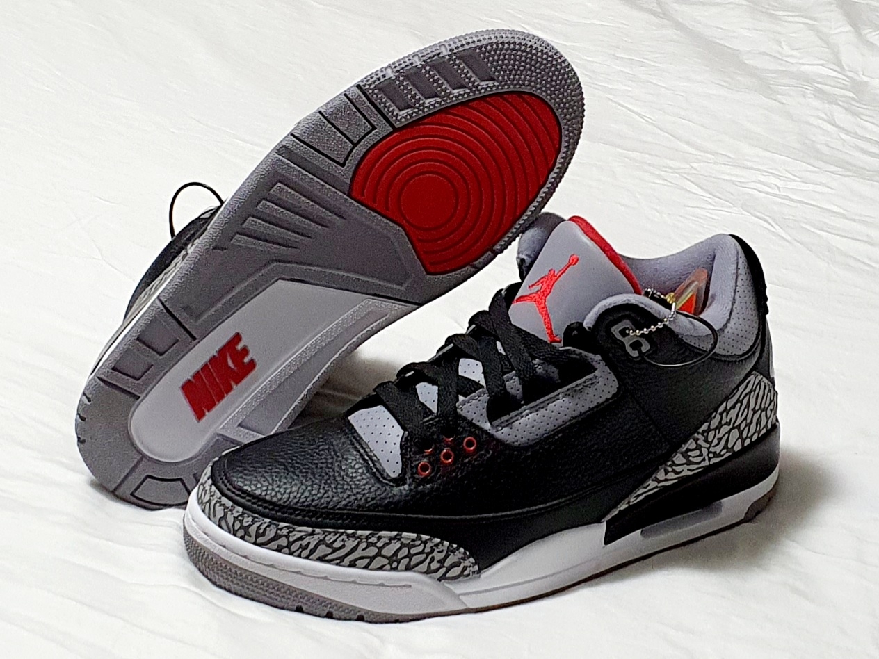 Jordan 3 Retro OG Black Cement 2018 착용 스타일 - 1