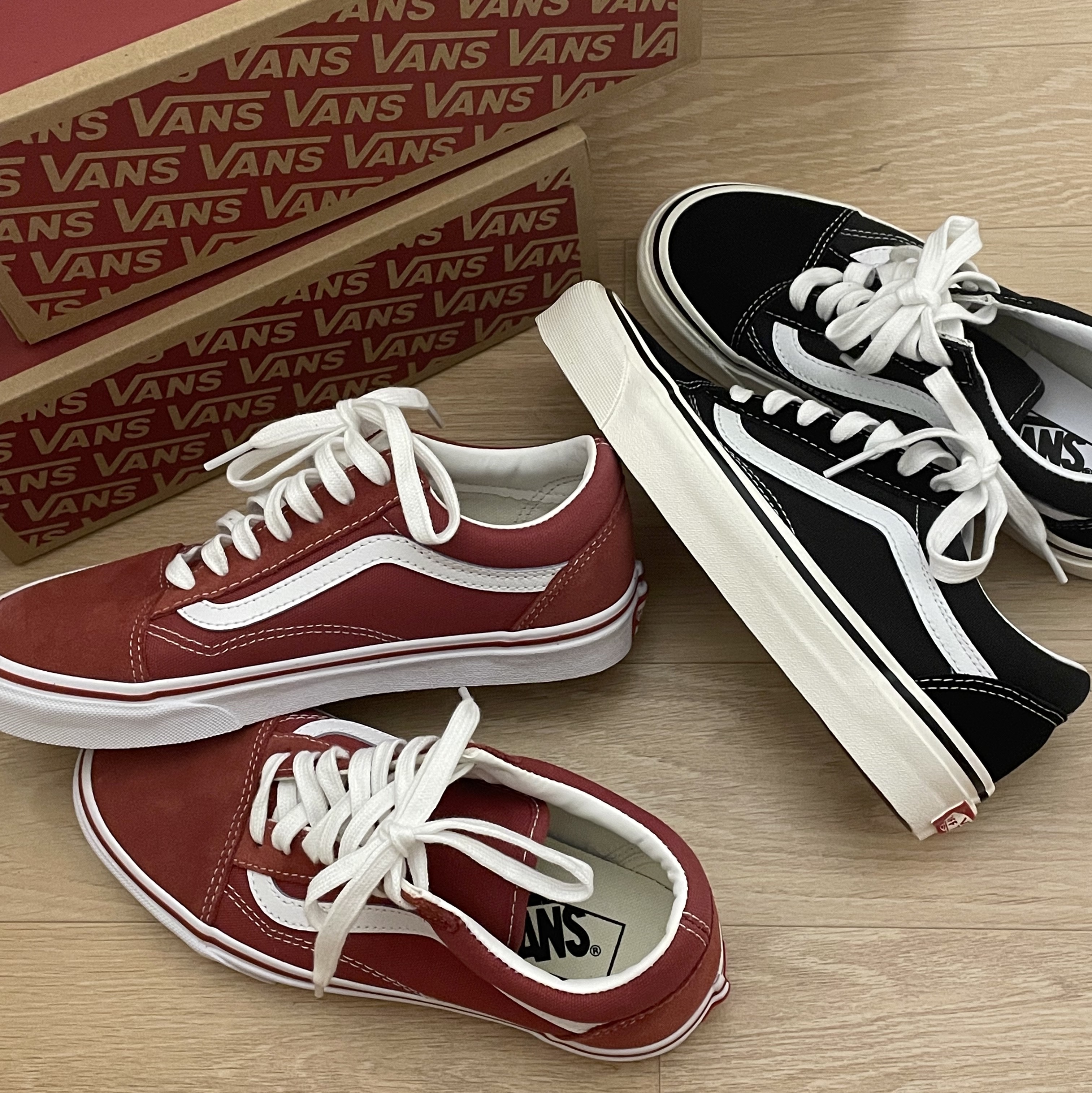 Vans Old Skool 36 DX Anaheim Factory Black White 착용 스타일 - 2