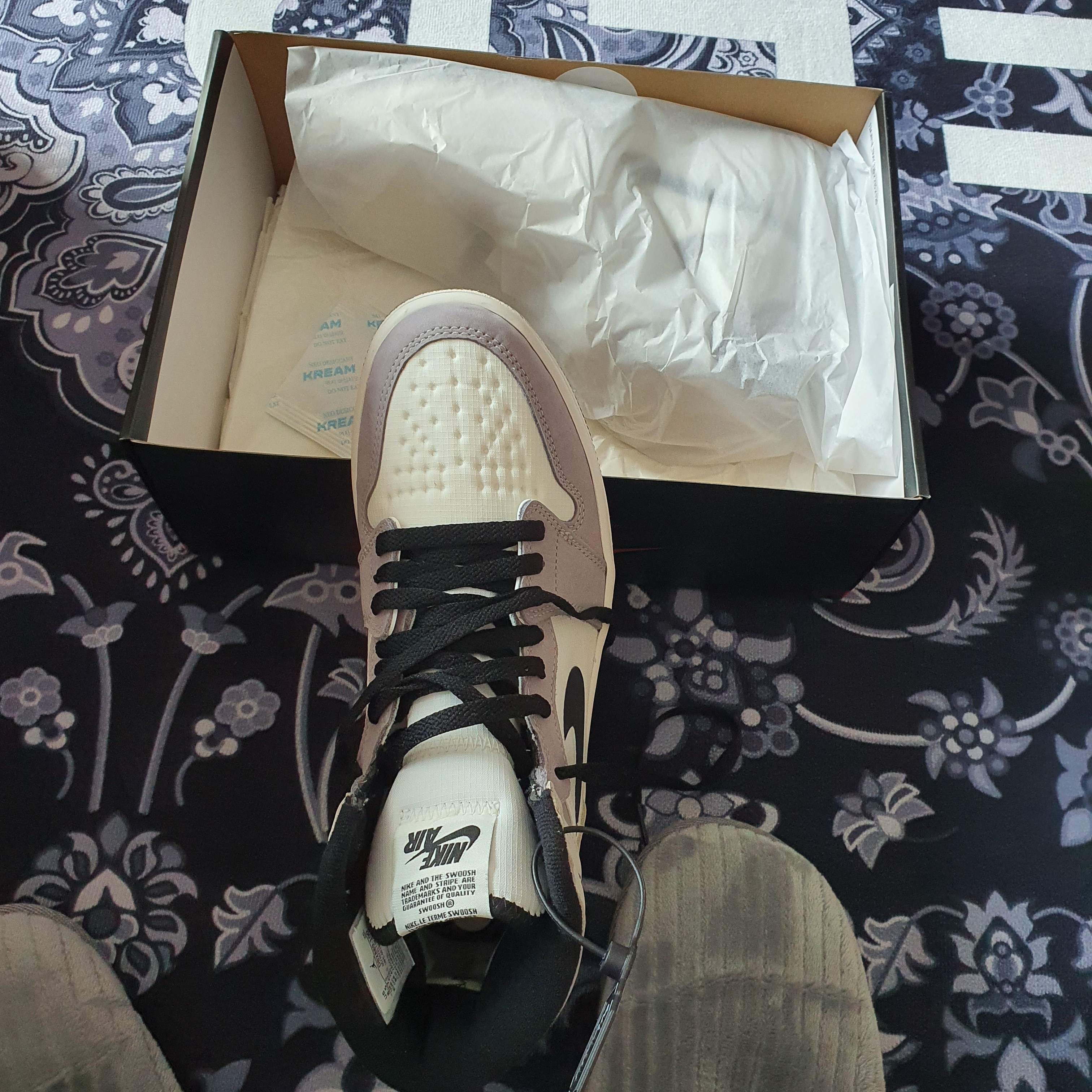 Jordan 1 Element Gore-Tex Sail 착용 스타일 - 2