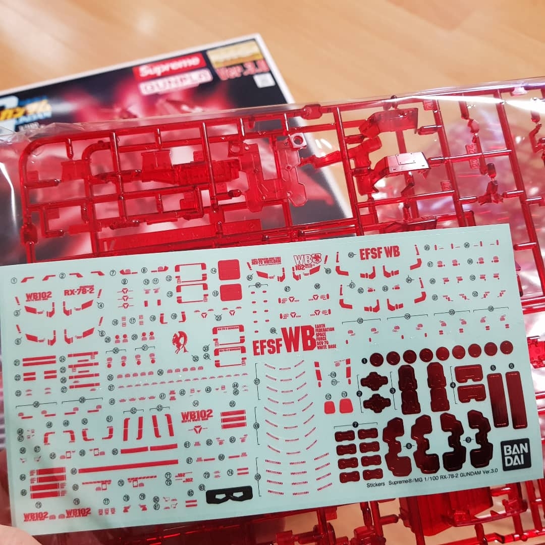 Supreme MG 1/100 RX-78-2 Gundam Ver. 3.0 착용 스타일 - 4