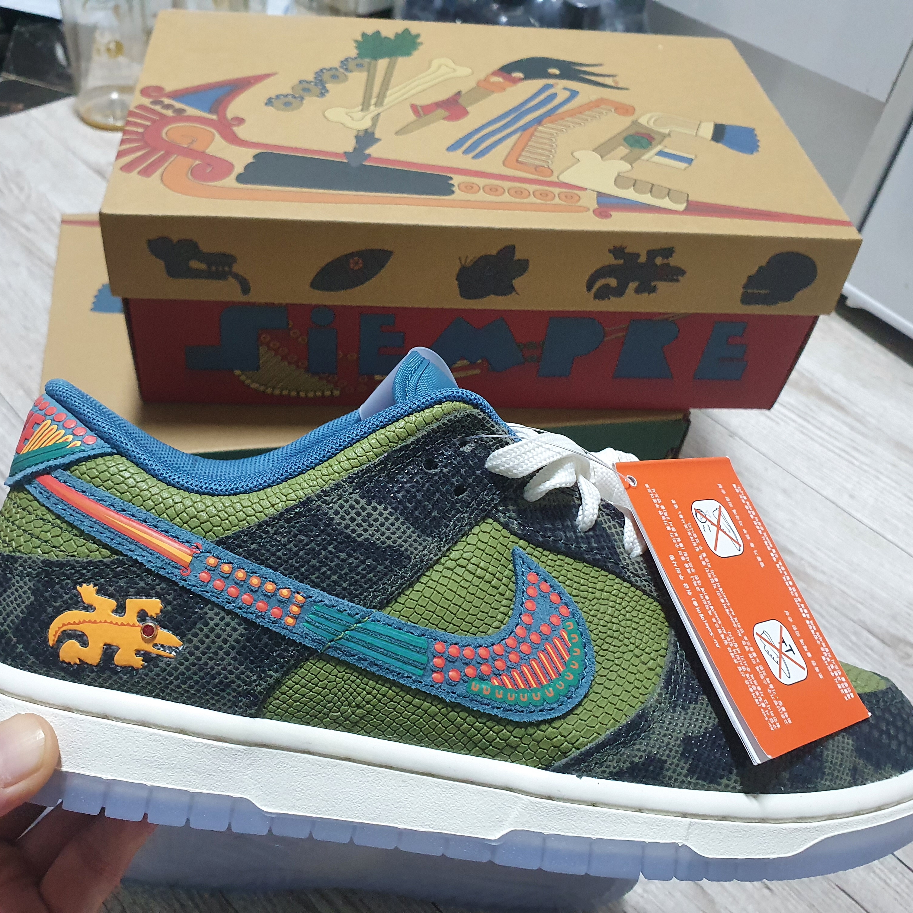 Nike Dunk Low Premium Siempre Familia 착용 스타일 - 2