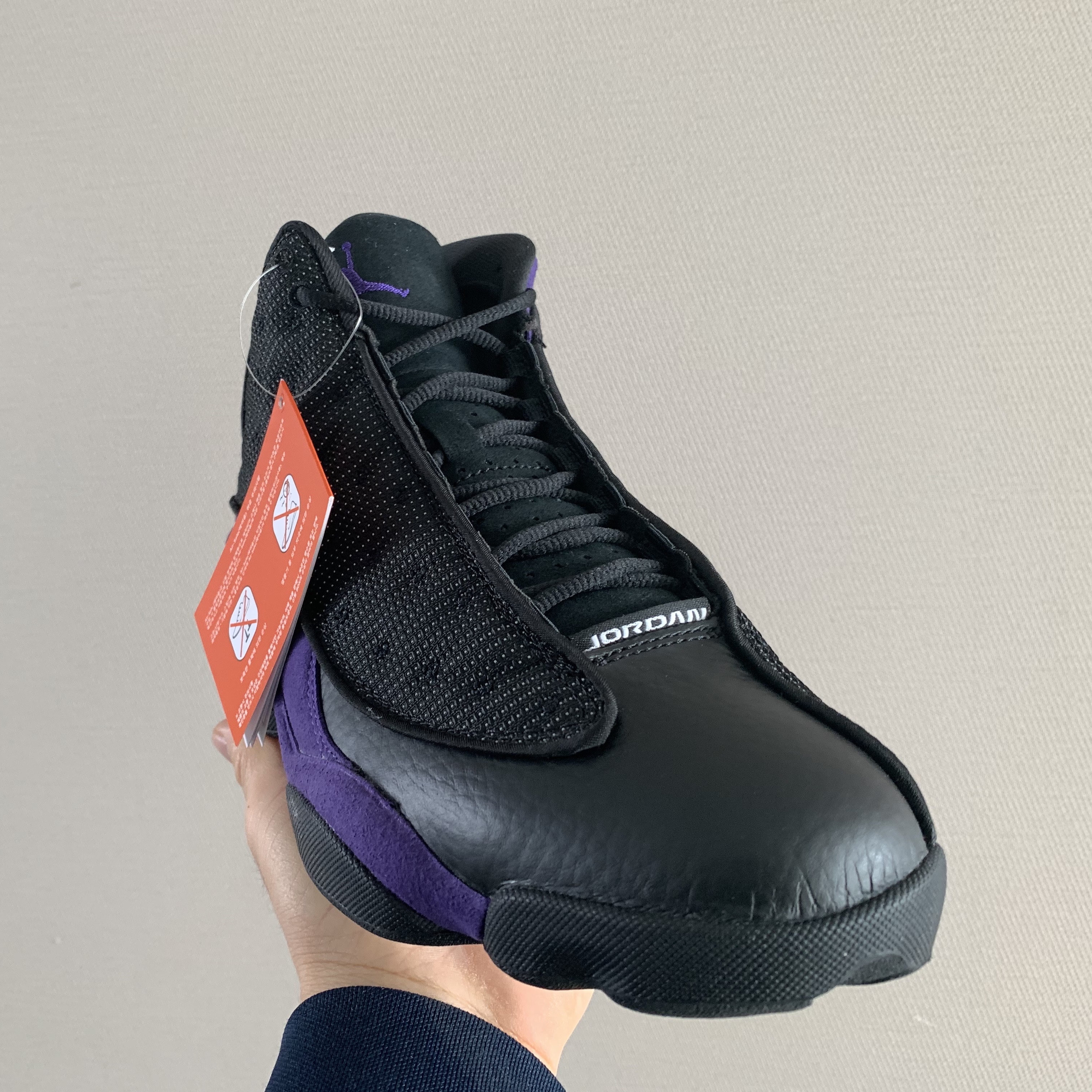 Jordan 13 Retro Court Purple 착용 스타일 - 3
