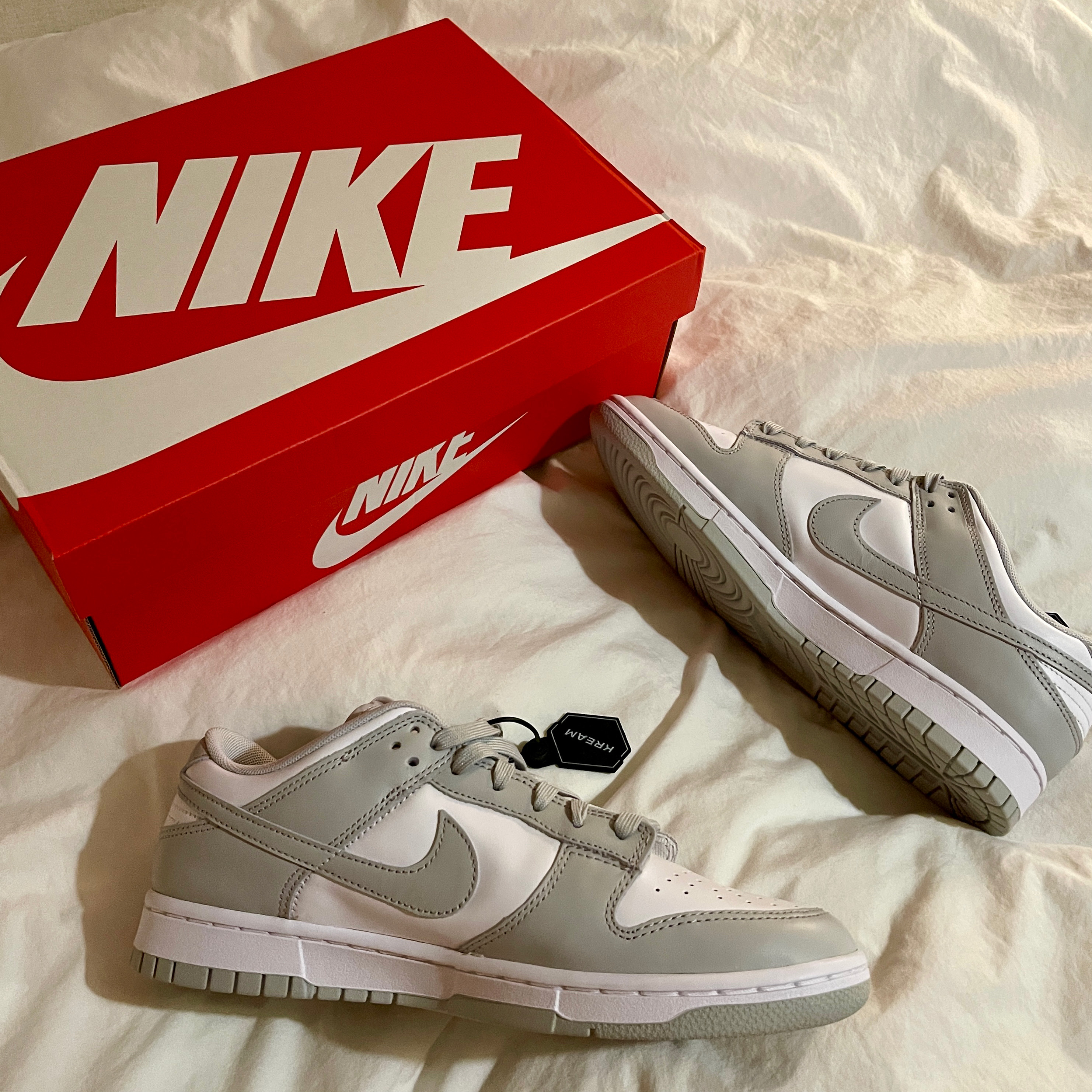 Nike Dunk Low Retro Grey Fog 착용 스타일