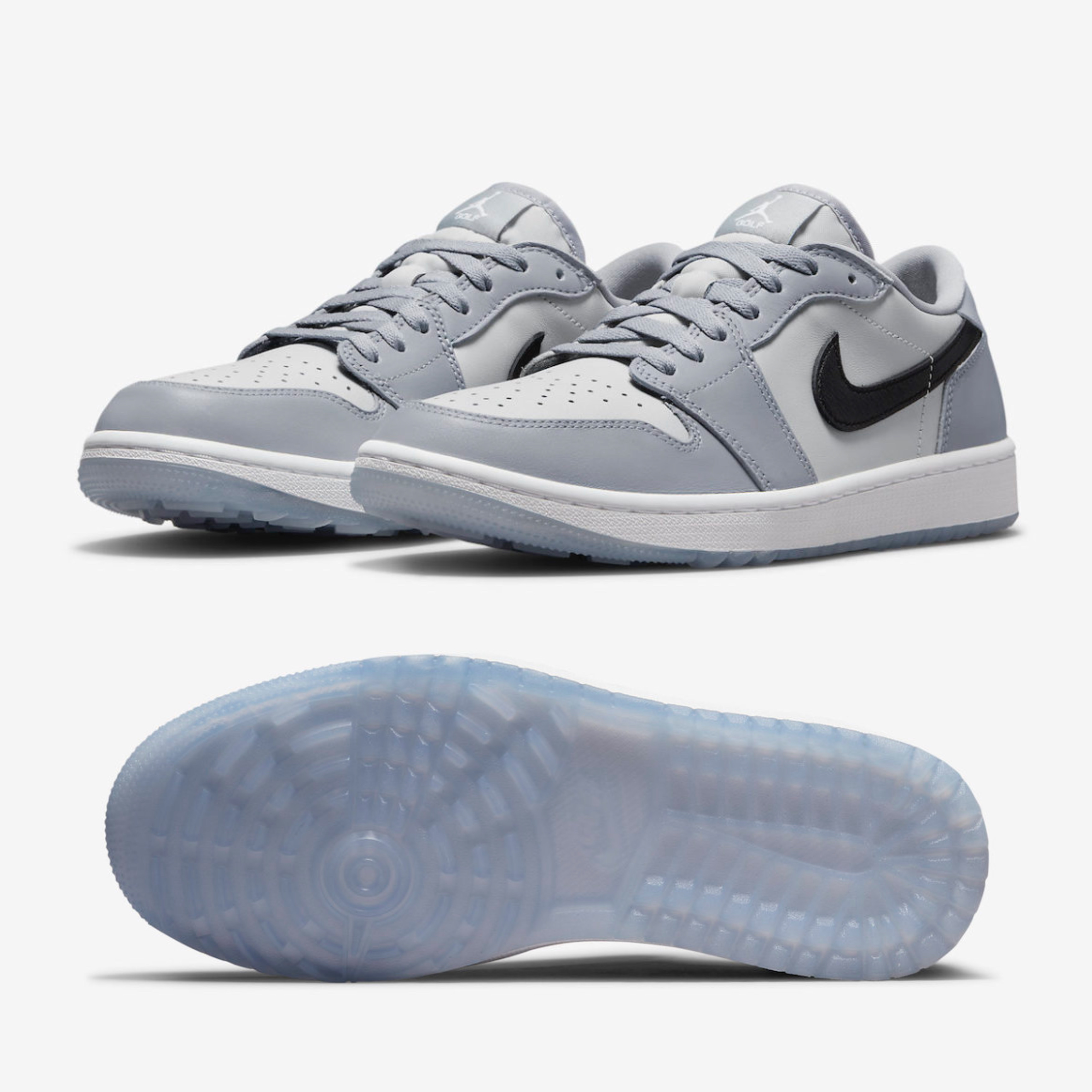 Jordan 1 Low Golf Wolf Grey 착용 스타일 - 2