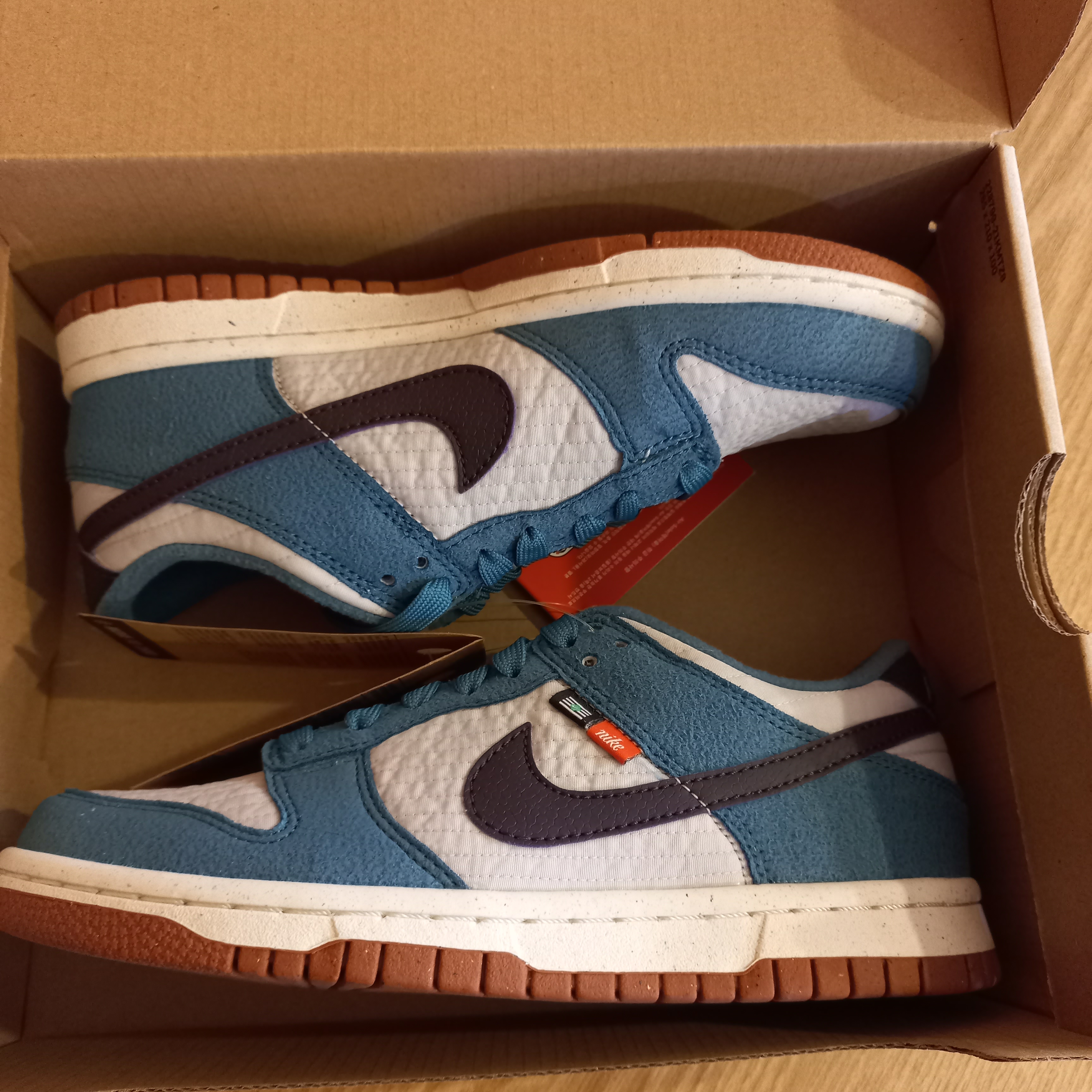 (GS) Nike Dunk Low SE Next Nature Riftblue 착용 스타일 - 3