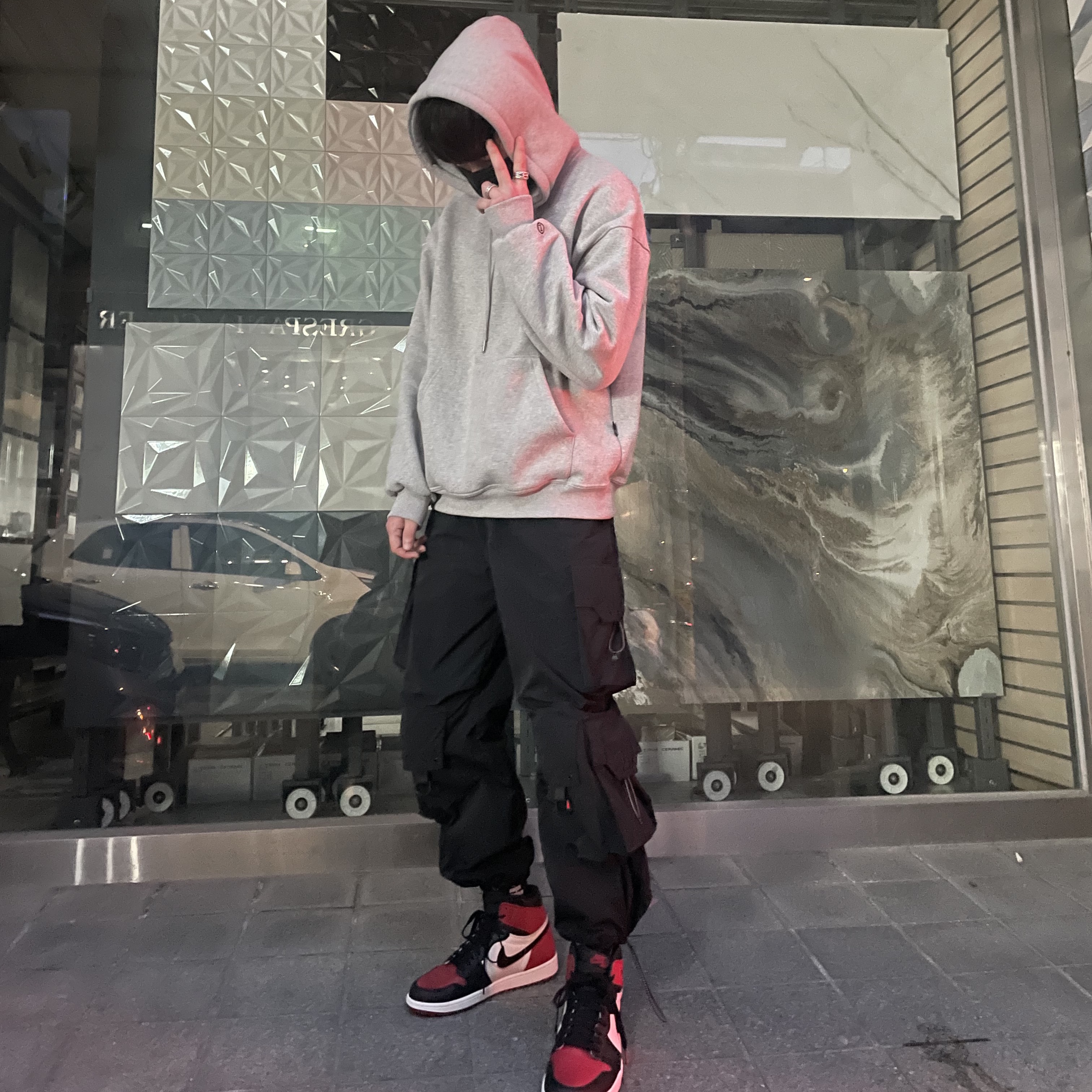 Jordan 1 Retro High OG Bred Toe 착용 스타일