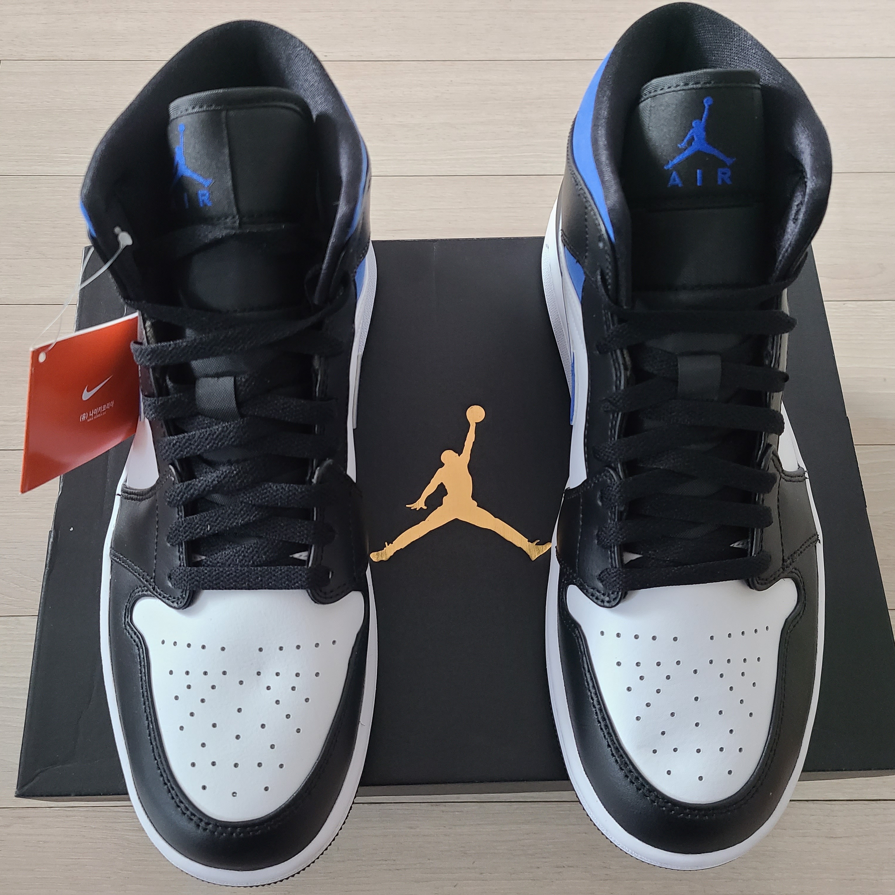 Jordan 1 Mid Racer Blue 착용 스타일 - 3