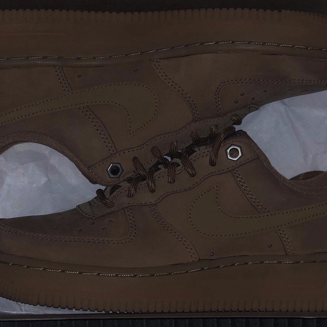 Nike Air Force 1 '07 WB Flax 착용 스타일 - 2