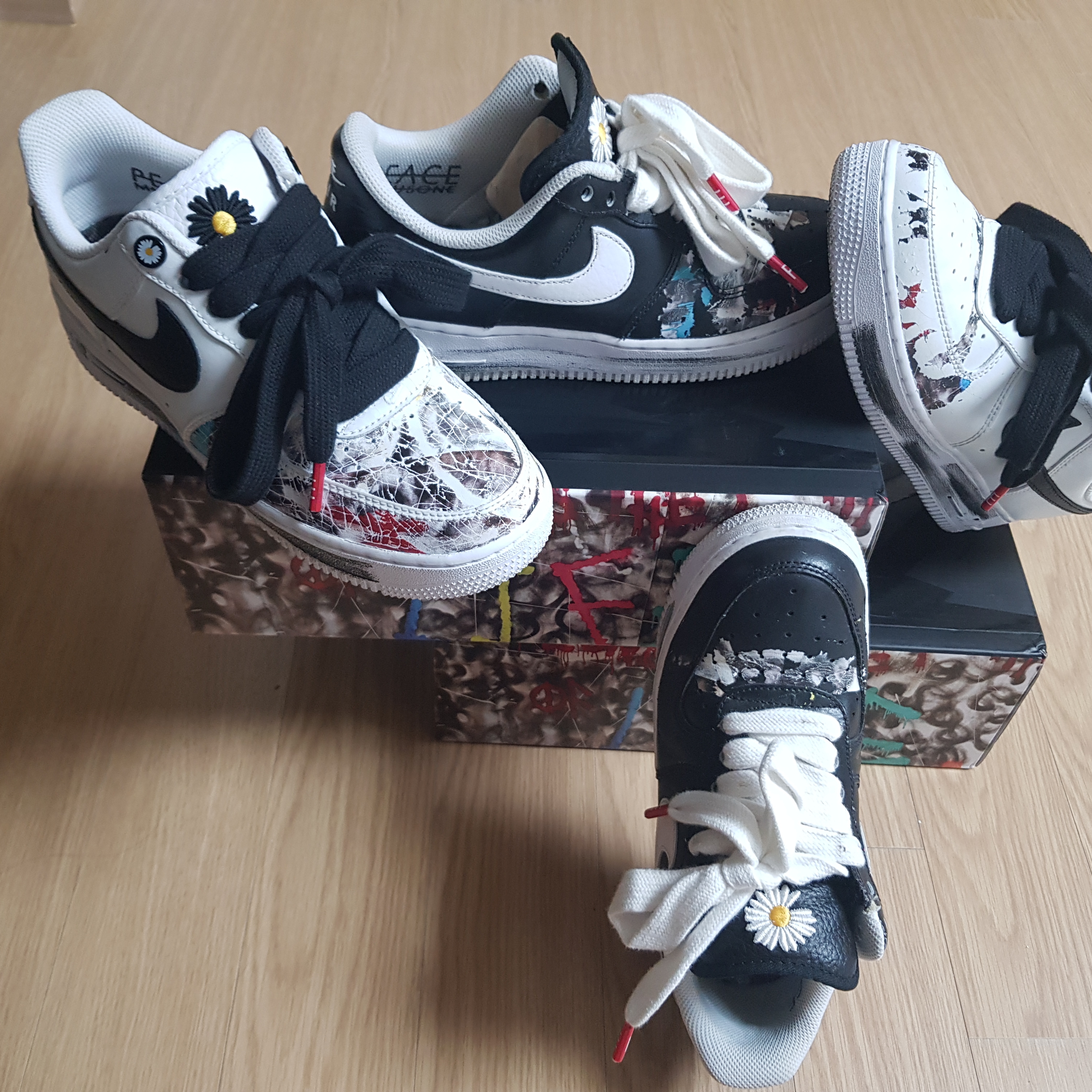 Nike x Peaceminusone Air Force 1 Low Para-Noise 2.0, Nike x Peaceminusone Air Force 1 Low Para-Noise 착용 스타일 - 2