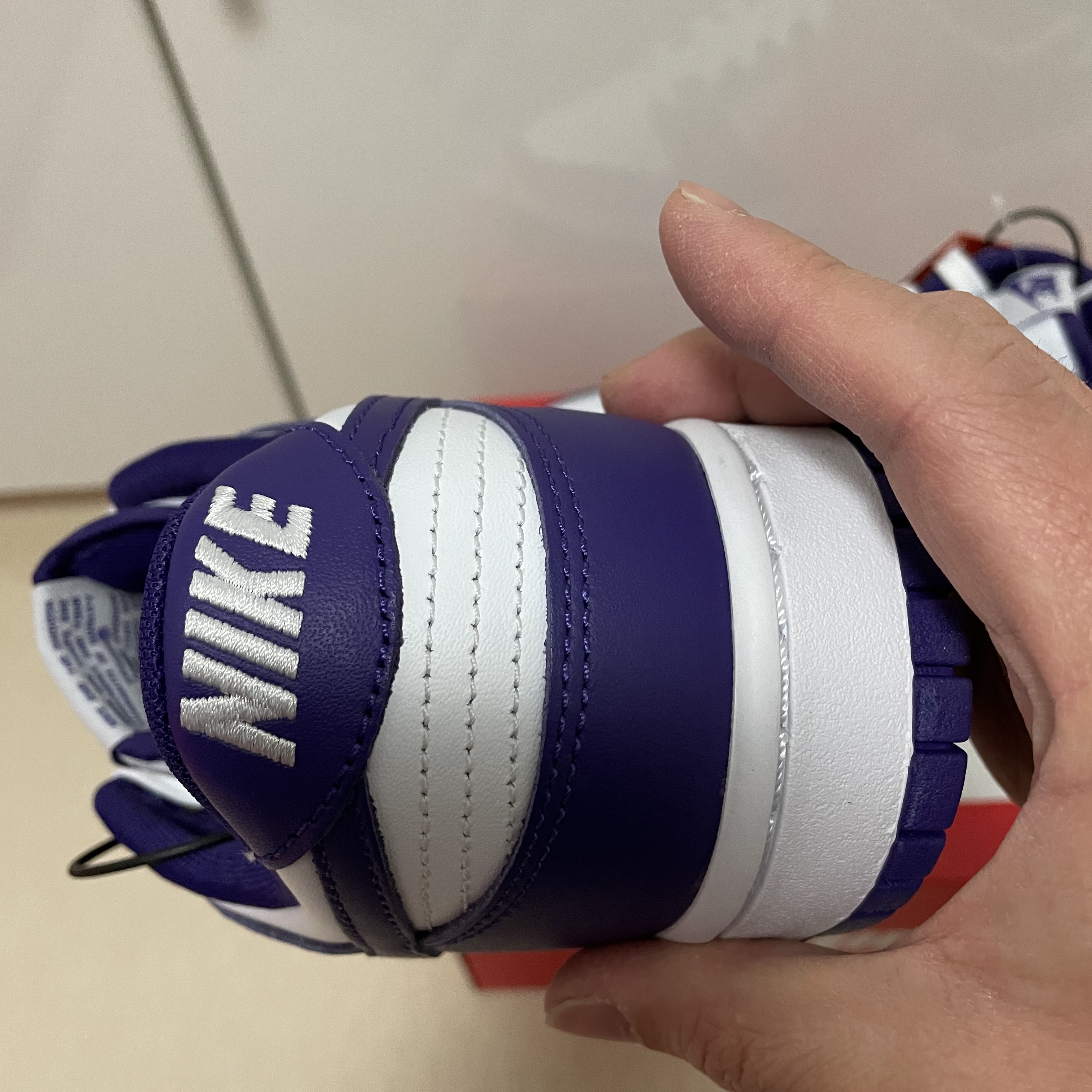 Nike Dunk Low Retro Championship Court Purple 착용 스타일 - 4