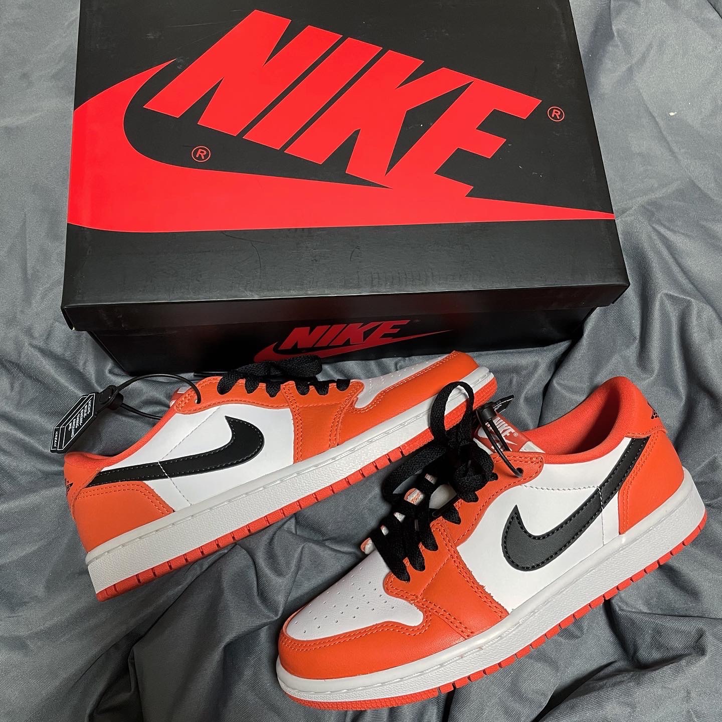 (W) Jordan 1 Low OG Starfish 착용 스타일 - 2