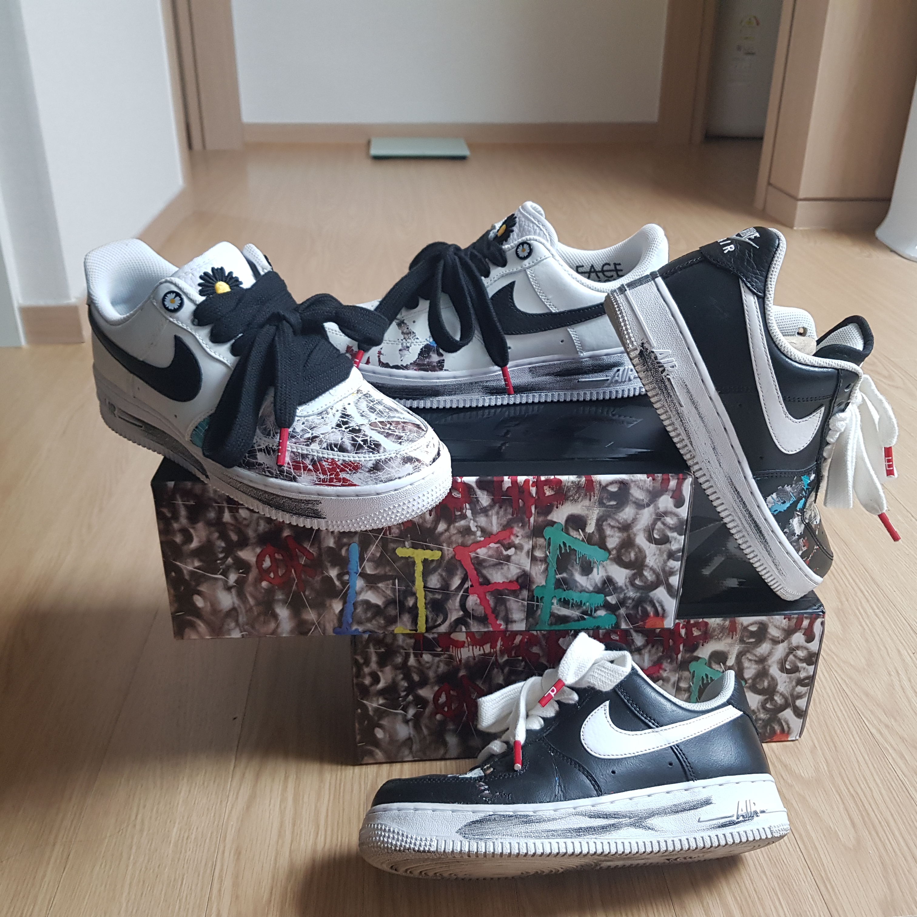 Nike x Peaceminusone Air Force 1 Low Para-Noise 2.0, Nike x Peaceminusone Air Force 1 Low Para-Noise 착용 스타일 - 1