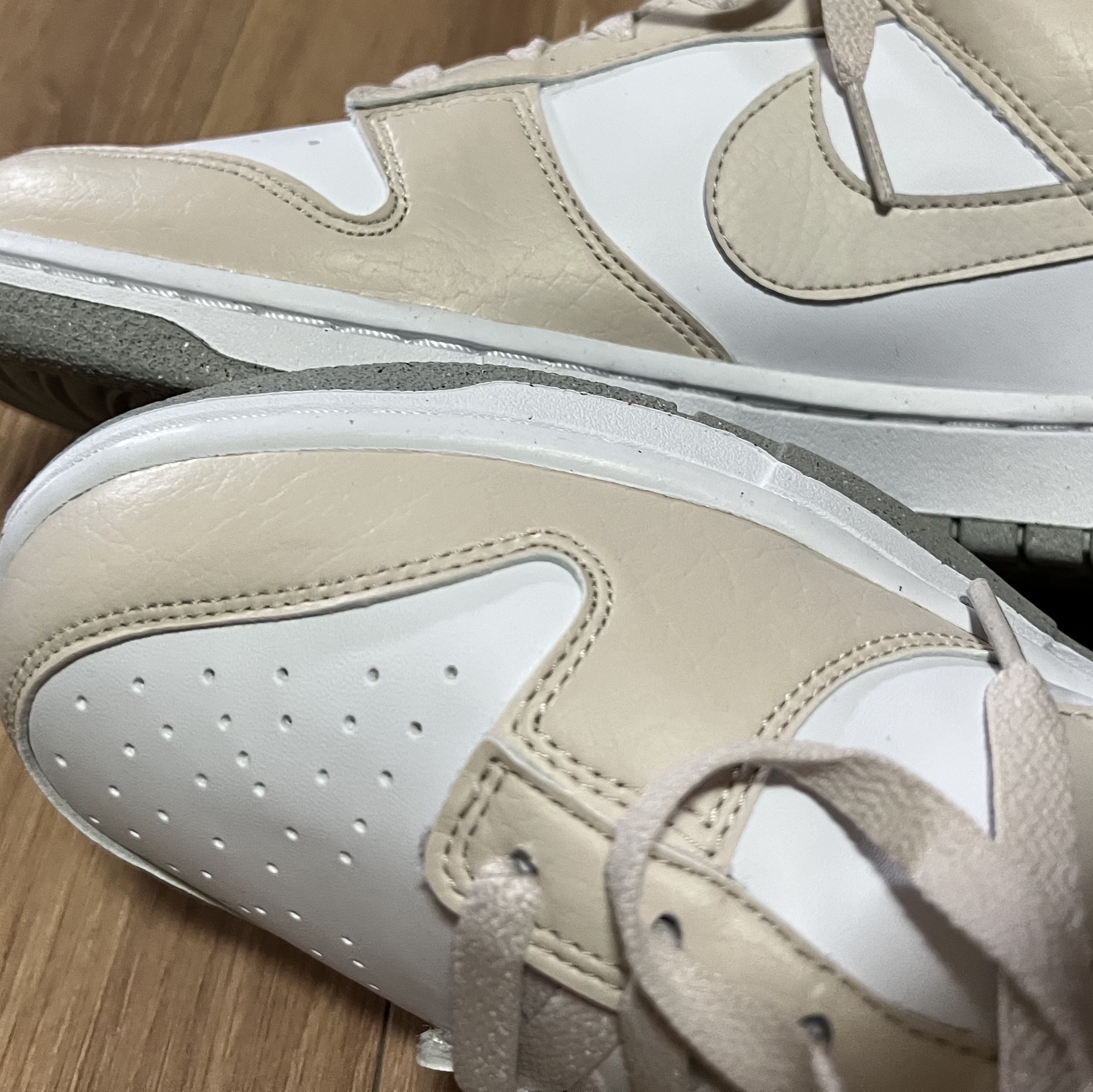 (W) Nike Dunk Low Next Nature Light Orewood Brown 착용 스타일