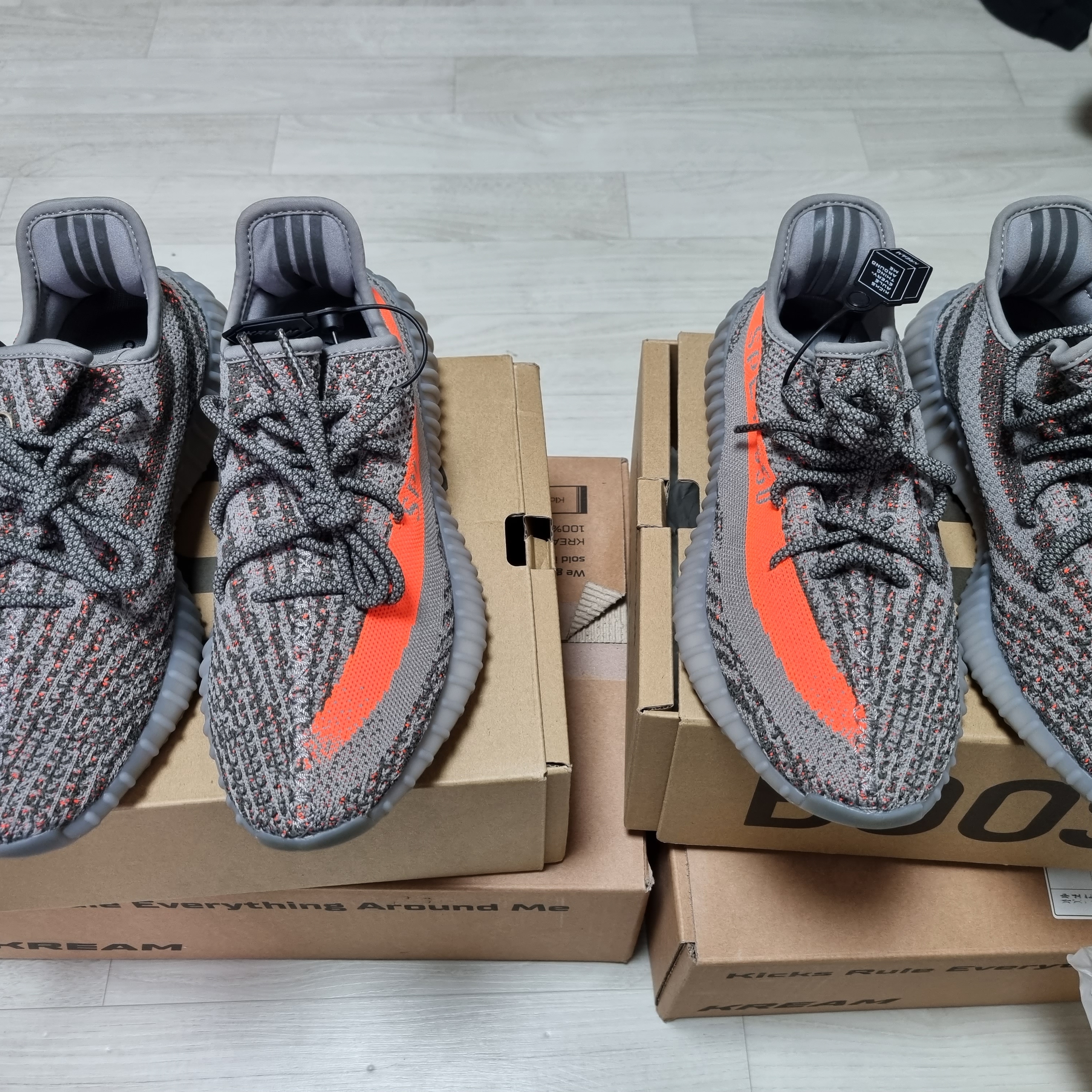 Adidas Yeezy Boost 350 V2 Beluga - Reflective 착용 스타일 - 1