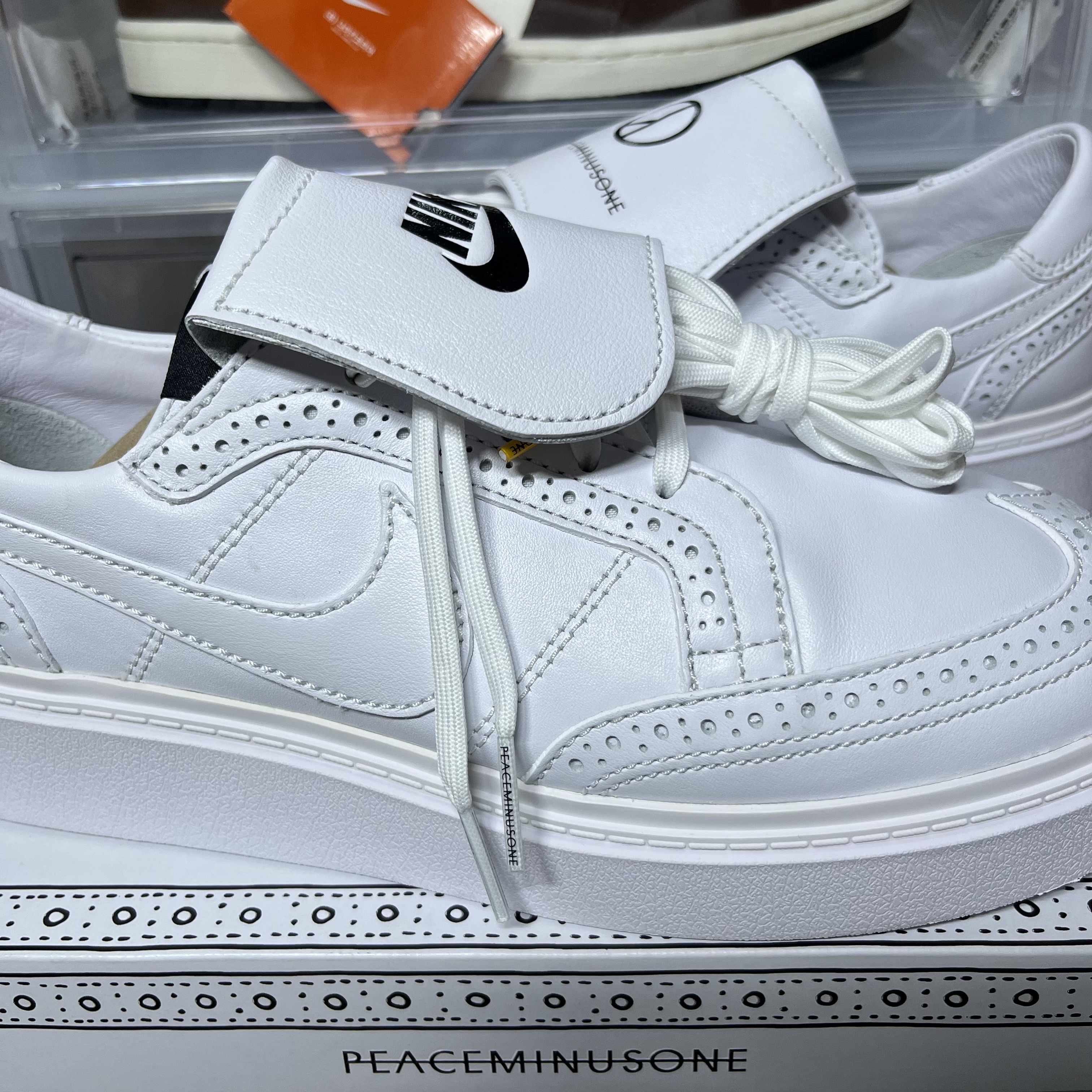 Nike x Peaceminusone Kwondo1 White ์ฐฉ์ฉ ์คํ์ผ