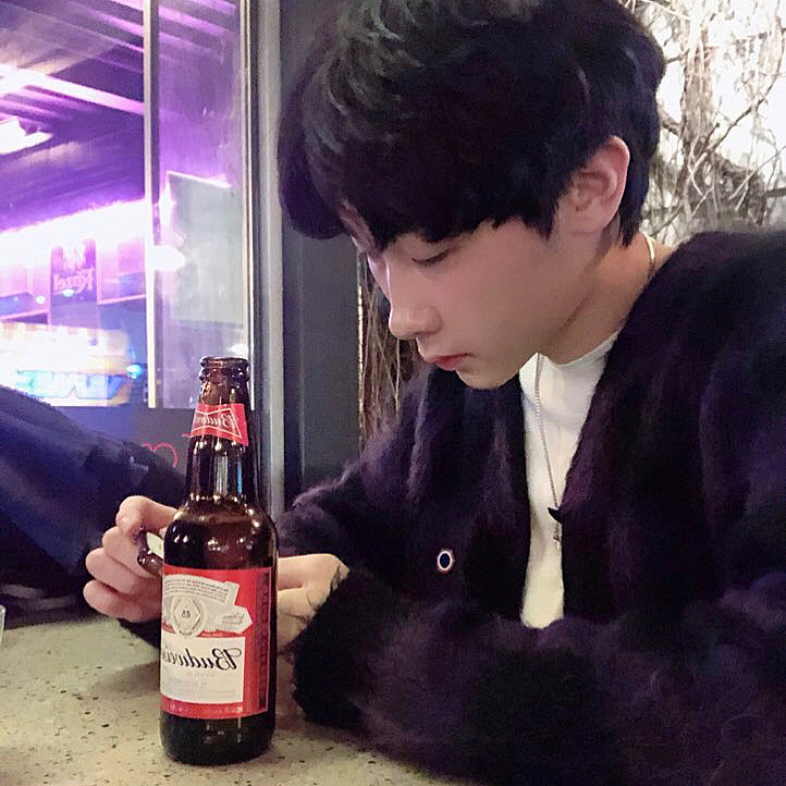 Needles Mohair Cardigan Diamond Charcoal 착용 스타일