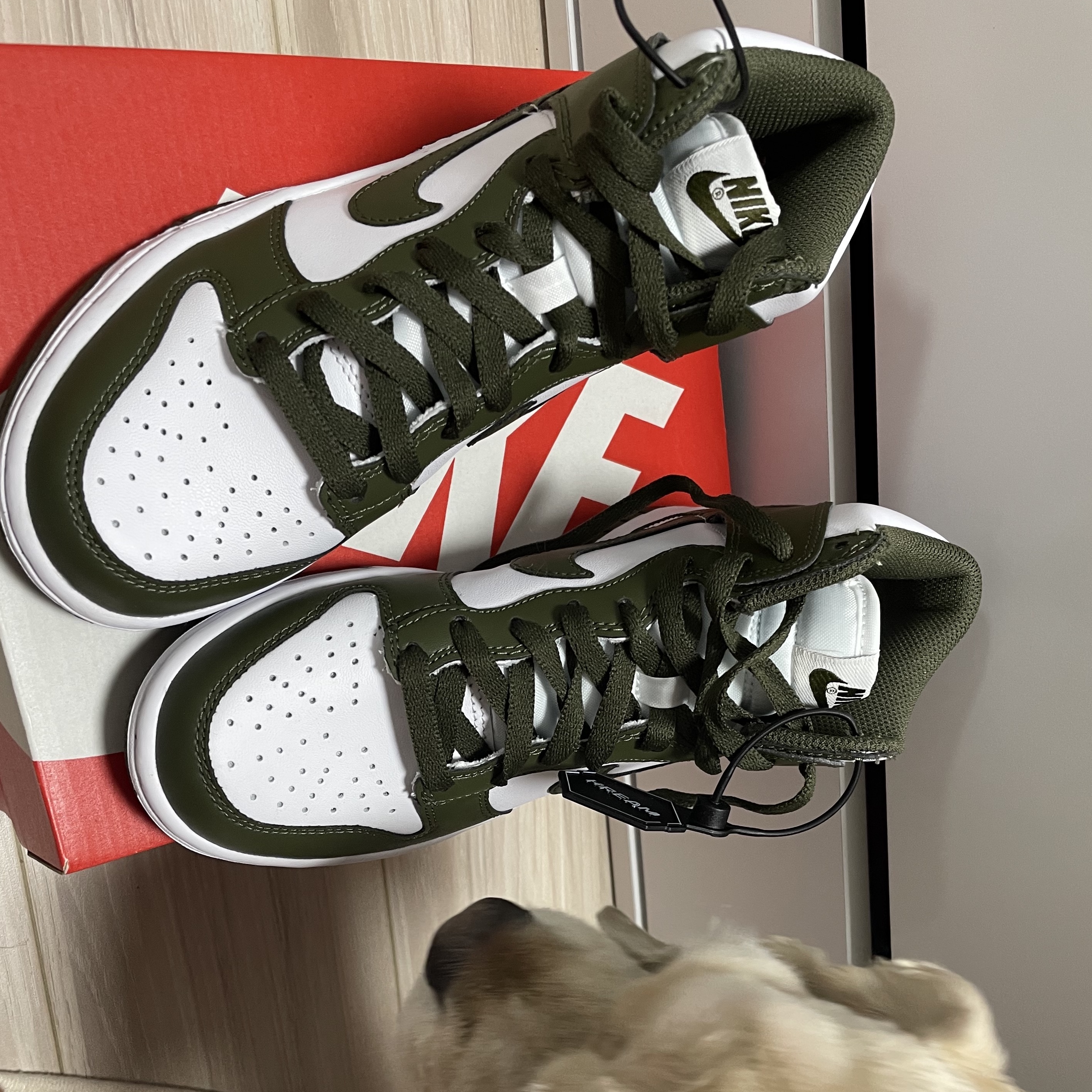 (GS) Nike Dunk High Cargo Khaki 착용 스타일 - 2