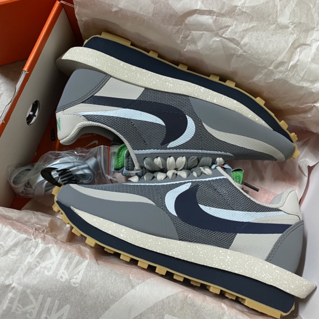 Nike x Sacai x Clot LDWaffle Cool Grey 착용 스타일