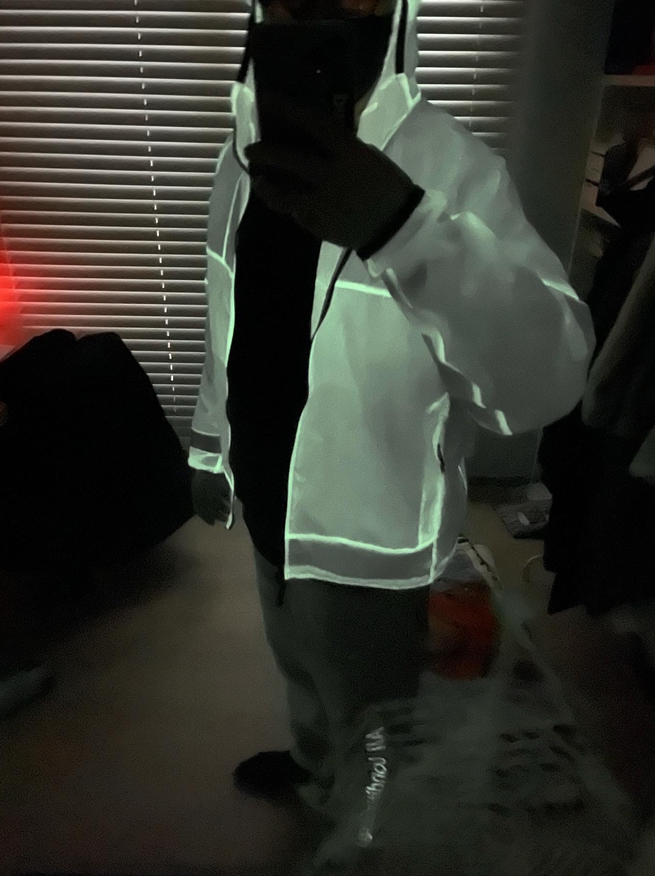Nike ACG Cinder Cone Jacket Airora White - Asia, Nike ACG Therma-Fit Fleece Pants Airora Grey Heather - Asia 착용 스타일 - 2