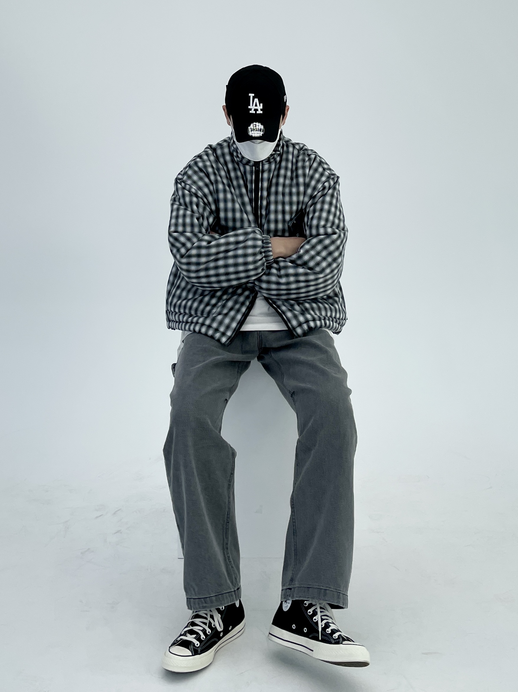 Converse Chuck 70 Hi Black 착용 스타일