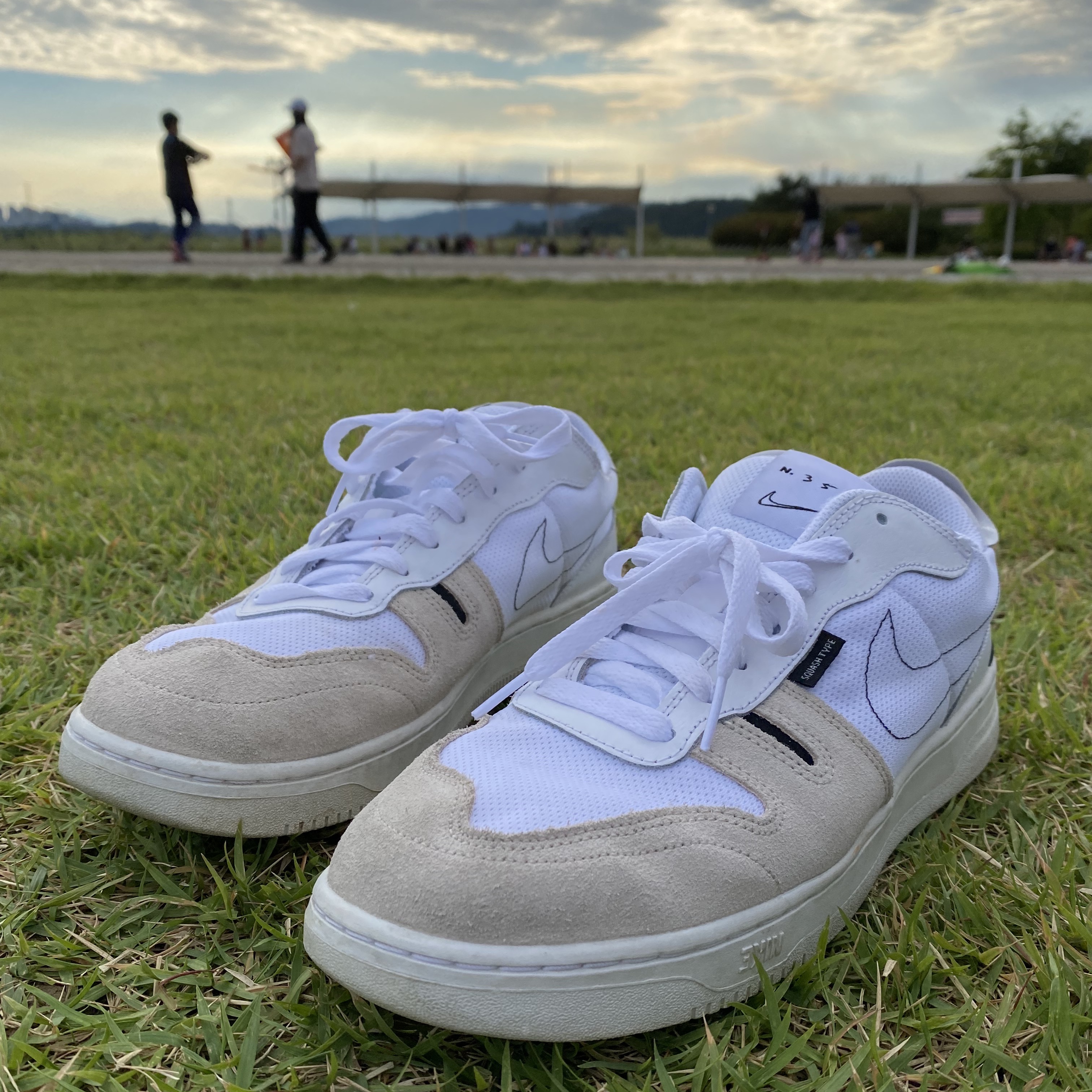 Nike Squash Type Summit White 착용 스타일
