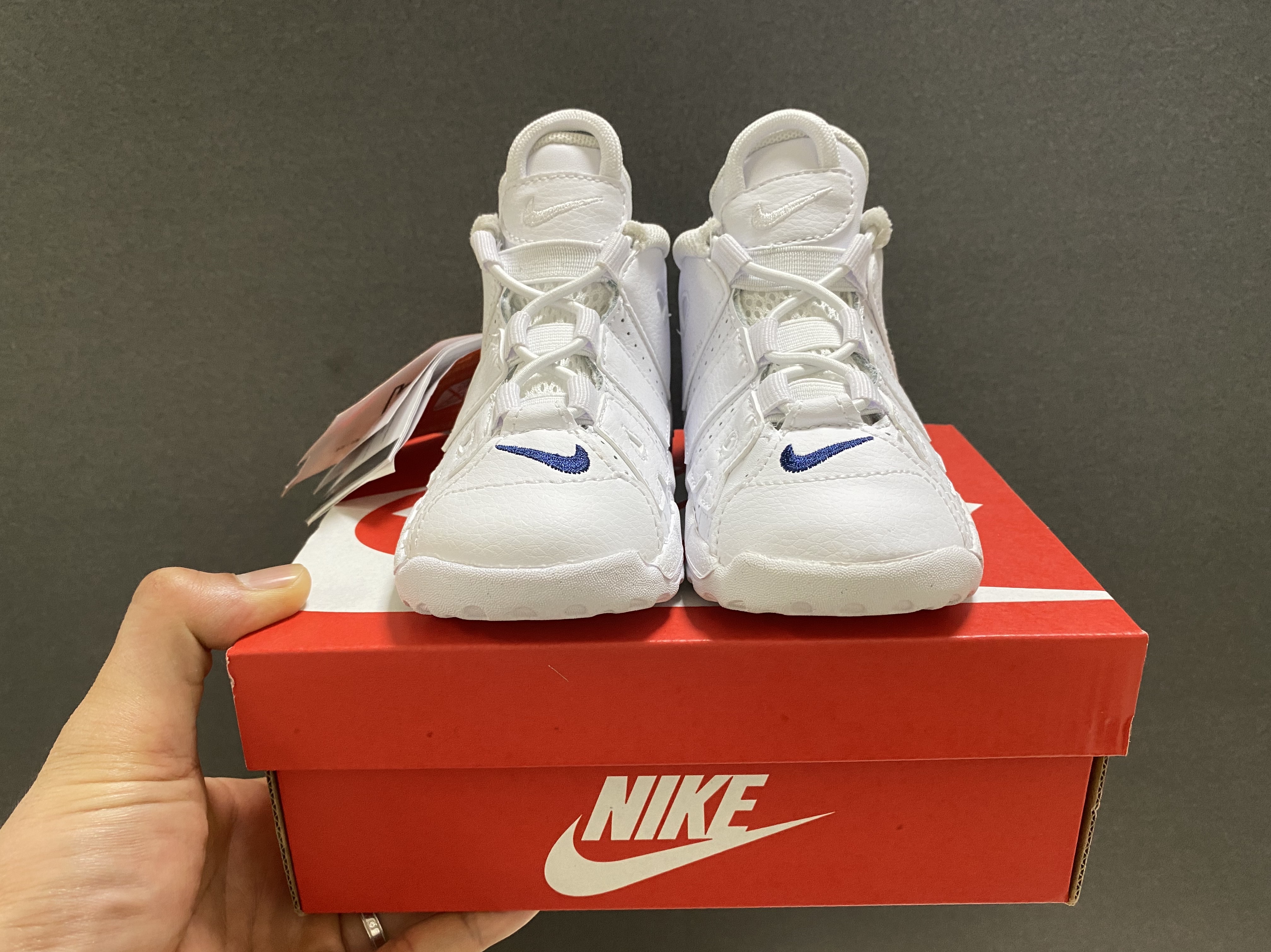 (TD) Nike Air More Uptempo Scottie Pippen, (TD) Nike Air More Uptempo University Red 착용 스타일 - 2