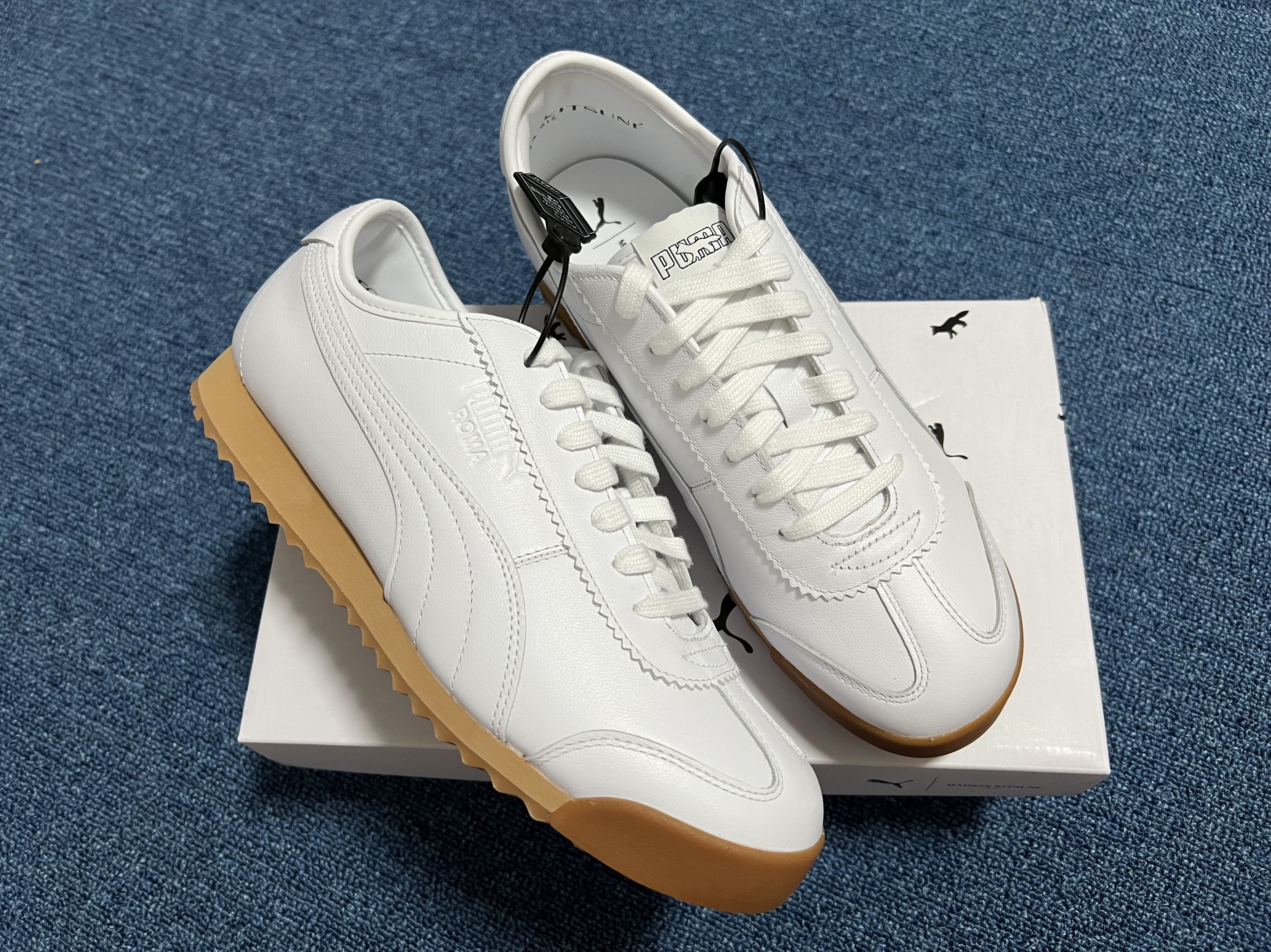 Puma x Maison Kitsune Roma White 착용 스타일 - 3