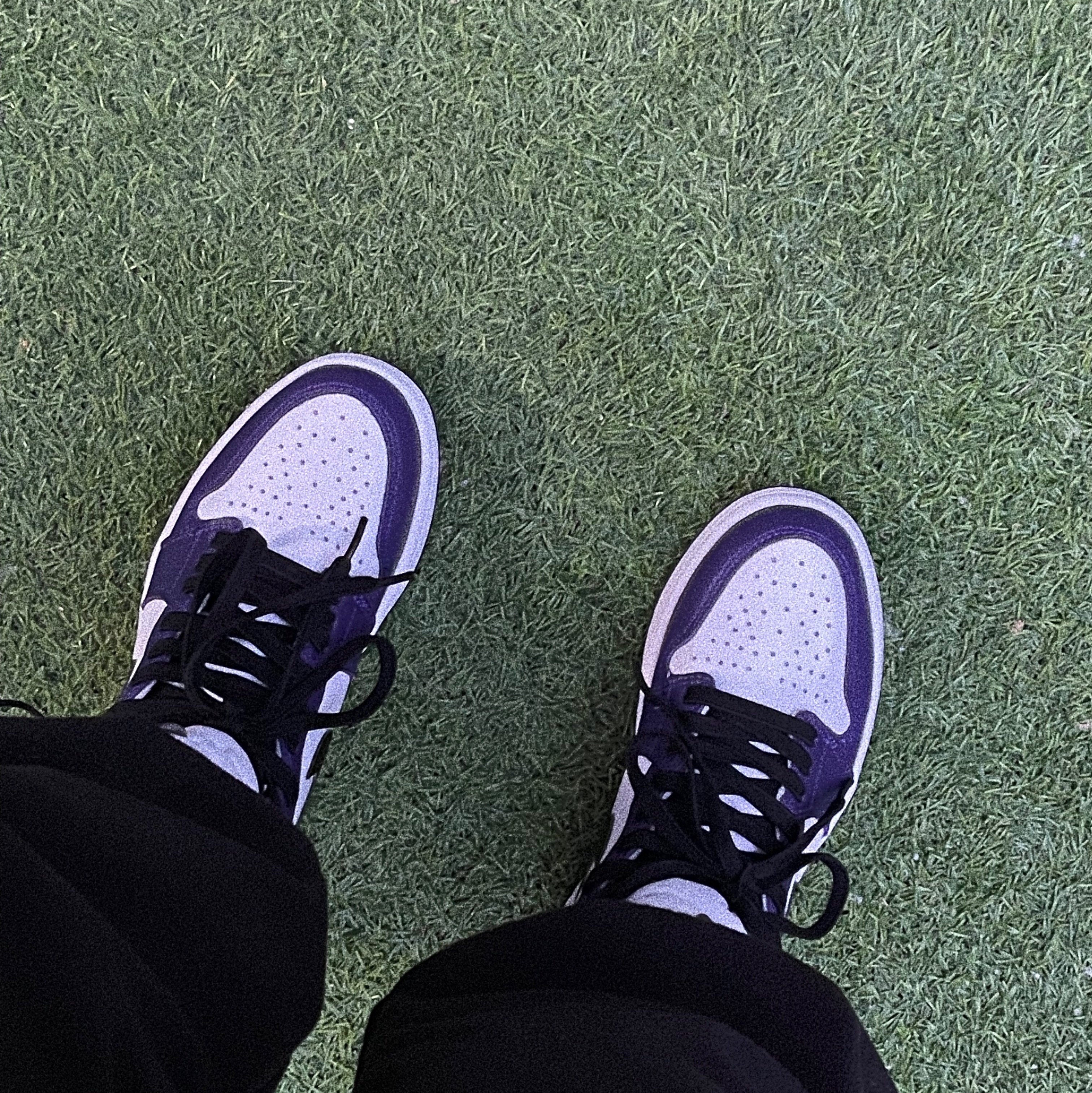 Jordan 1 Retro High OG Court Purple 2020 착용 스타일 - 1