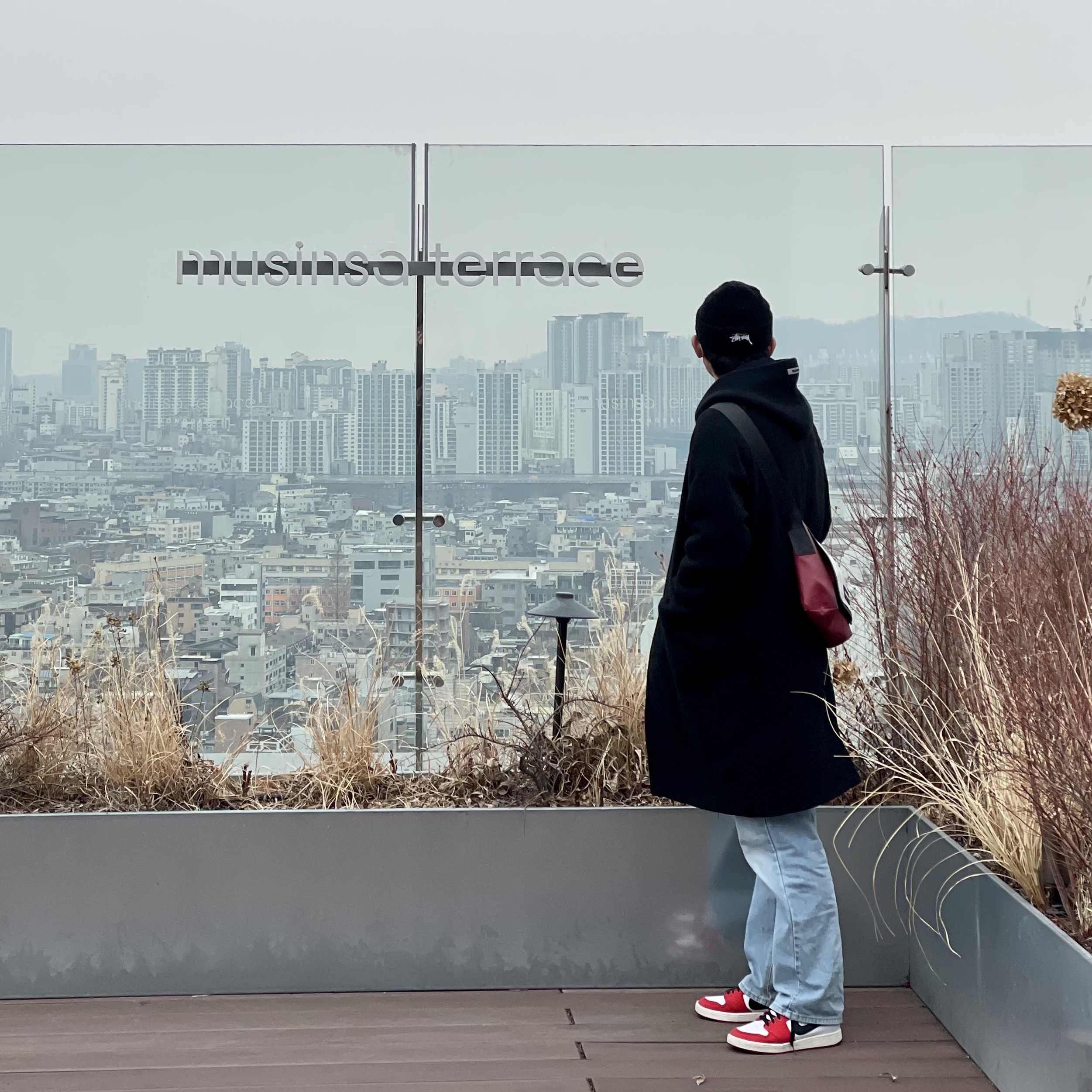 Jordan 1 KO Chicago 2021, Essentials Knit Hoodie Black - 20FW 착용 스타일