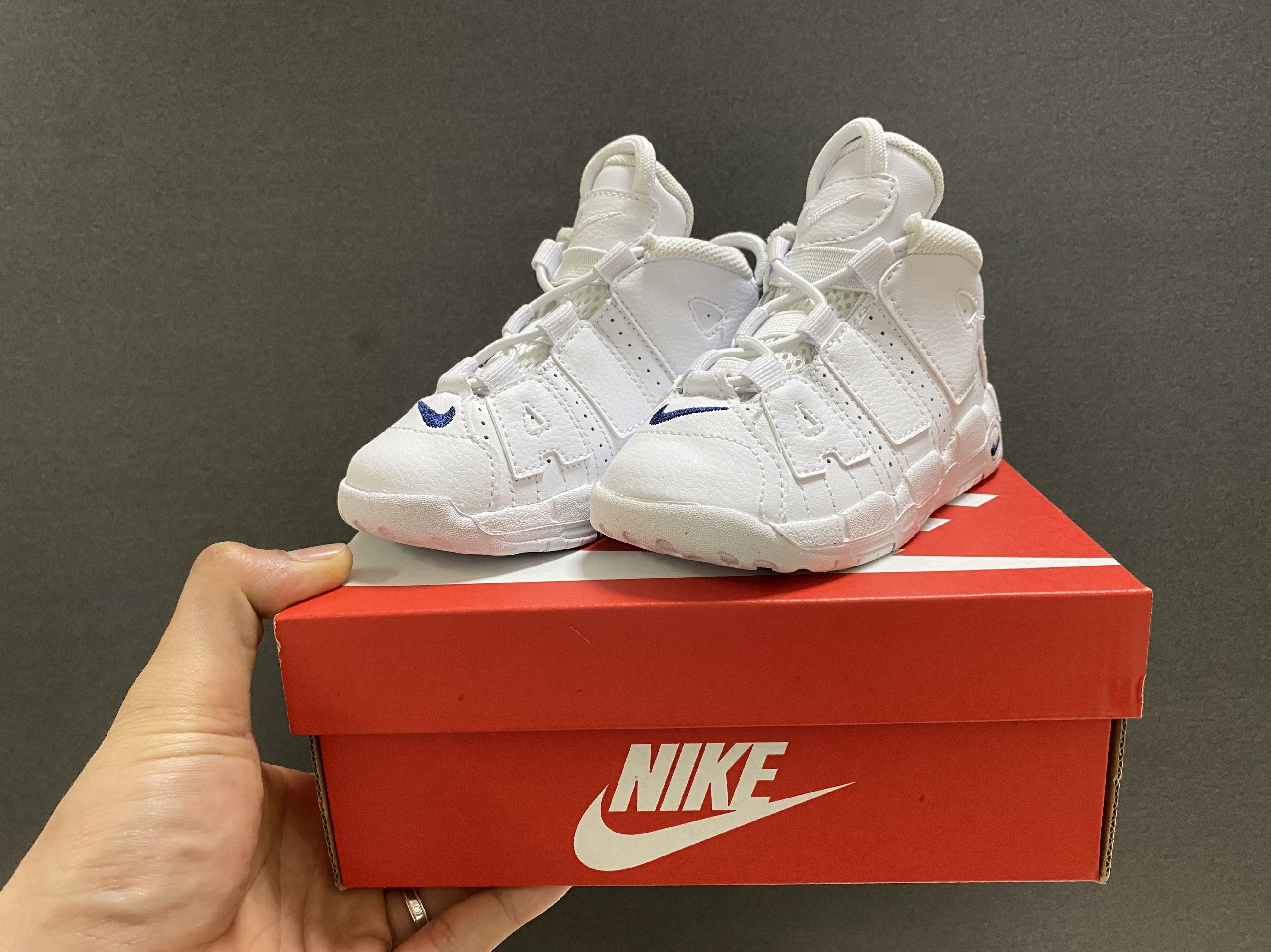 (TD) Nike Air More Uptempo Scottie Pippen, (TD) Nike Air More Uptempo University Red 착용 스타일 - 3