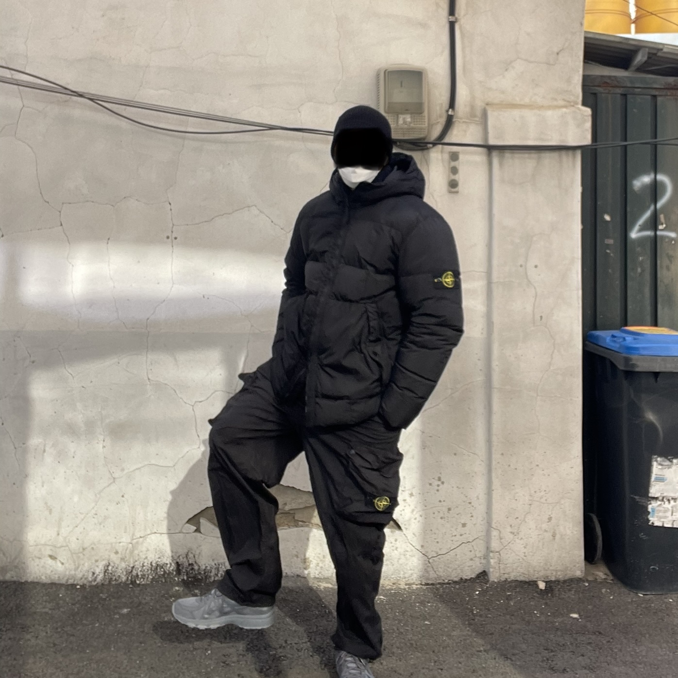 Stone Island 30203 Cargo Pants 5 Pockets Black - 21SS 착용 스타일