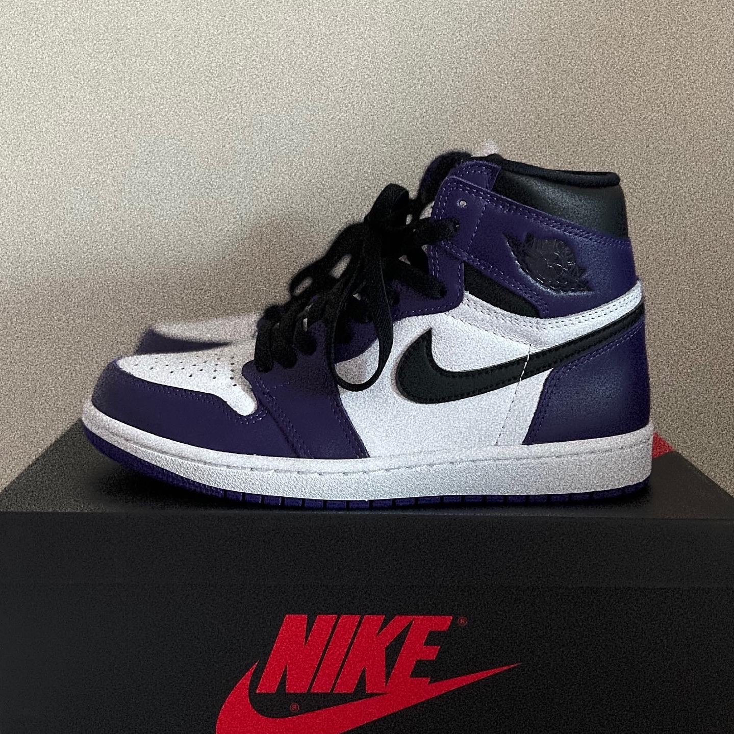 Jordan 1 Retro High OG Court Purple 2020 착용 스타일 - 2
