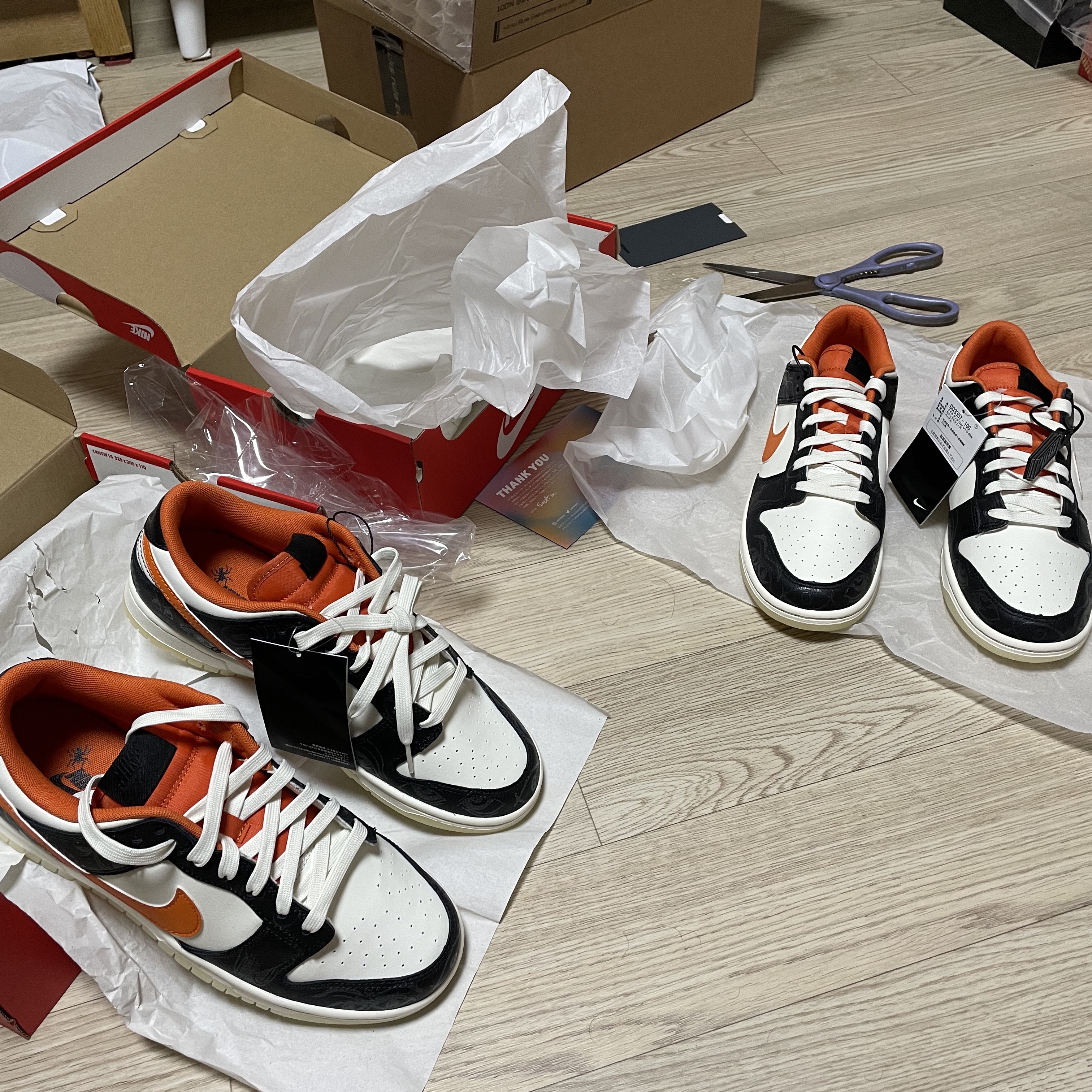 Nike Dunk Low Retro PRM Halloween 착용 스타일 - 4
