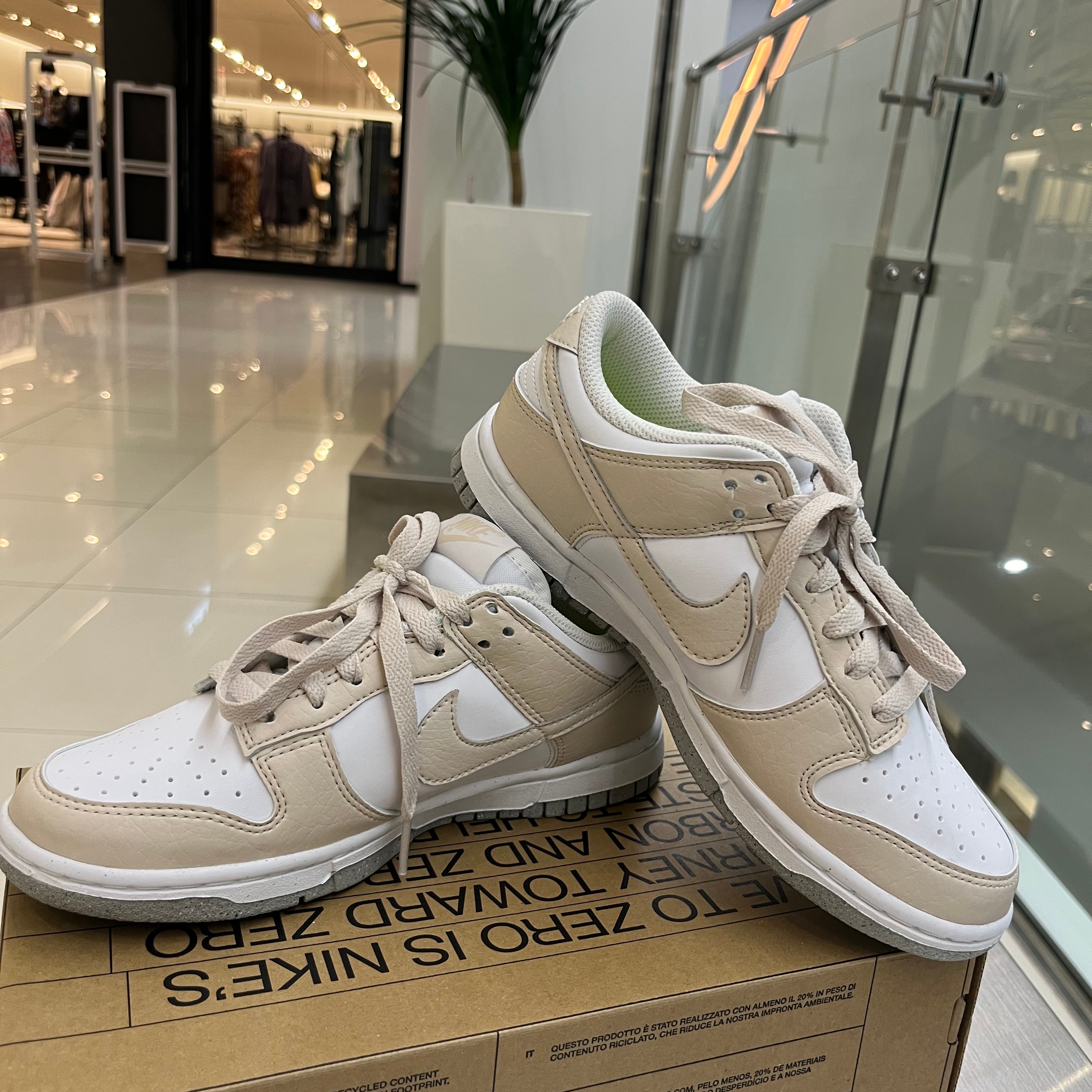 (W) Nike Dunk Low Next Nature Light Orewood Brown 착용 스타일