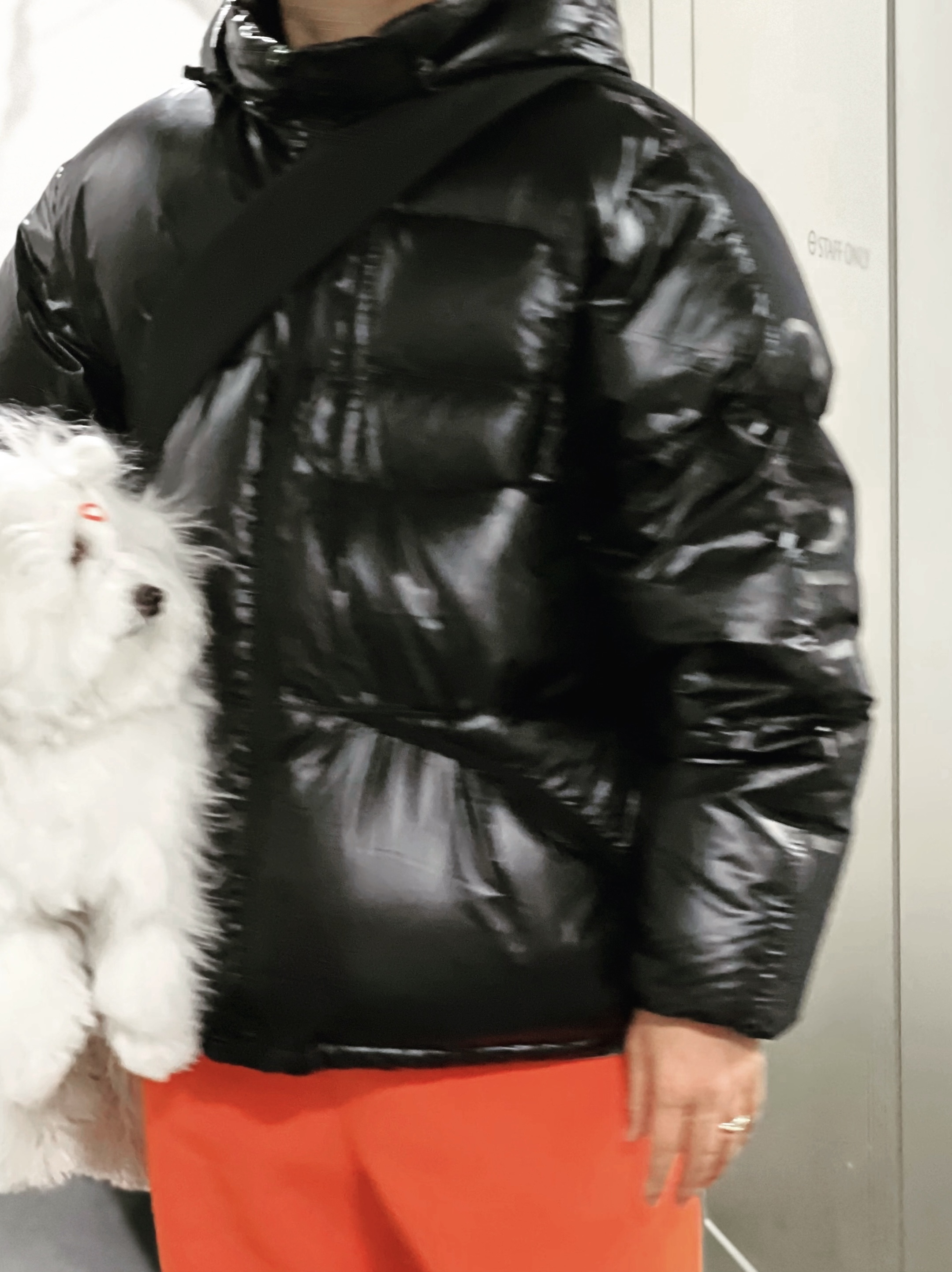 Supreme Featherweight Down Jacket Black - 21FW 착용 스타일 - 2