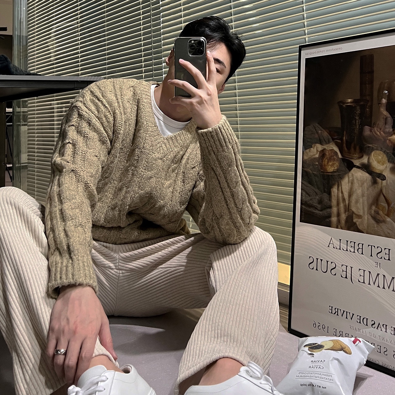 Common Projects Original Achilles Low White 착용 스타일