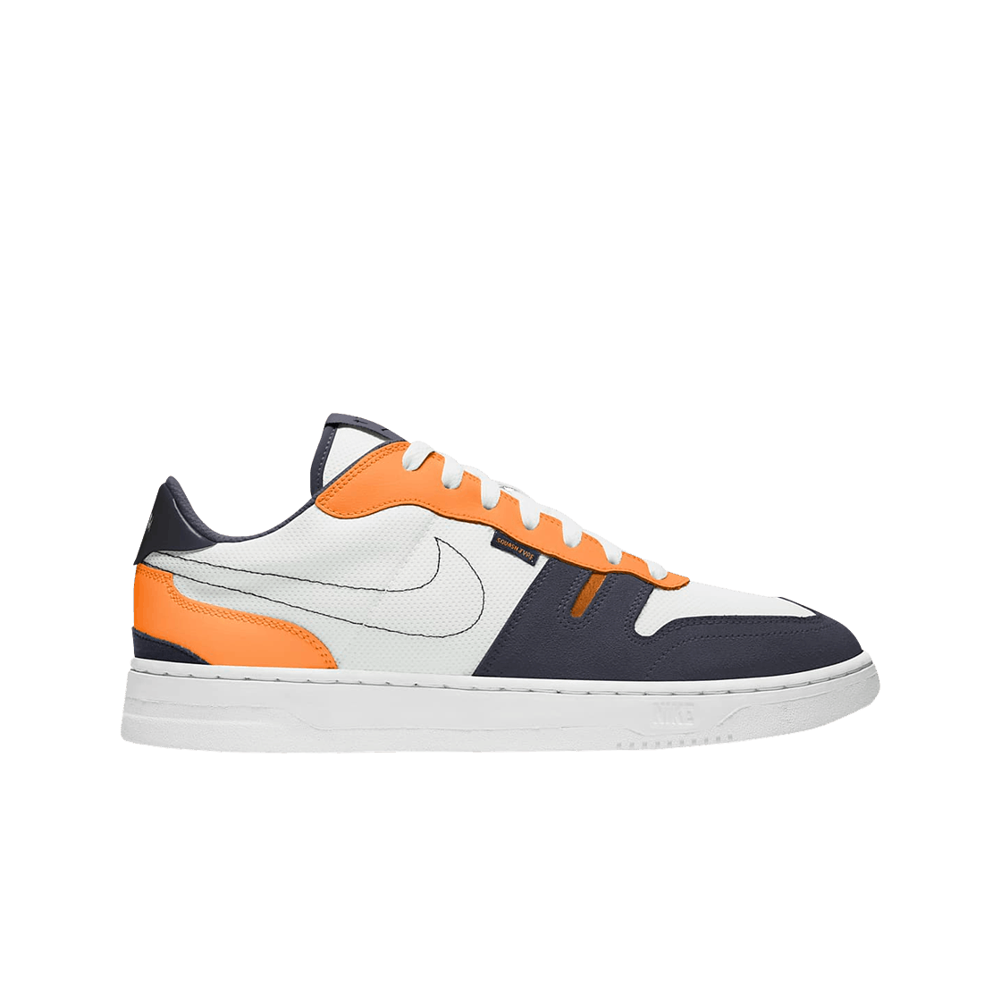 나이키 스쿼시 타입 화이트 알파 오렌지 다크 옵시디언(Nike Squash Type White Alpha Orange Dark Obsidian) - 1