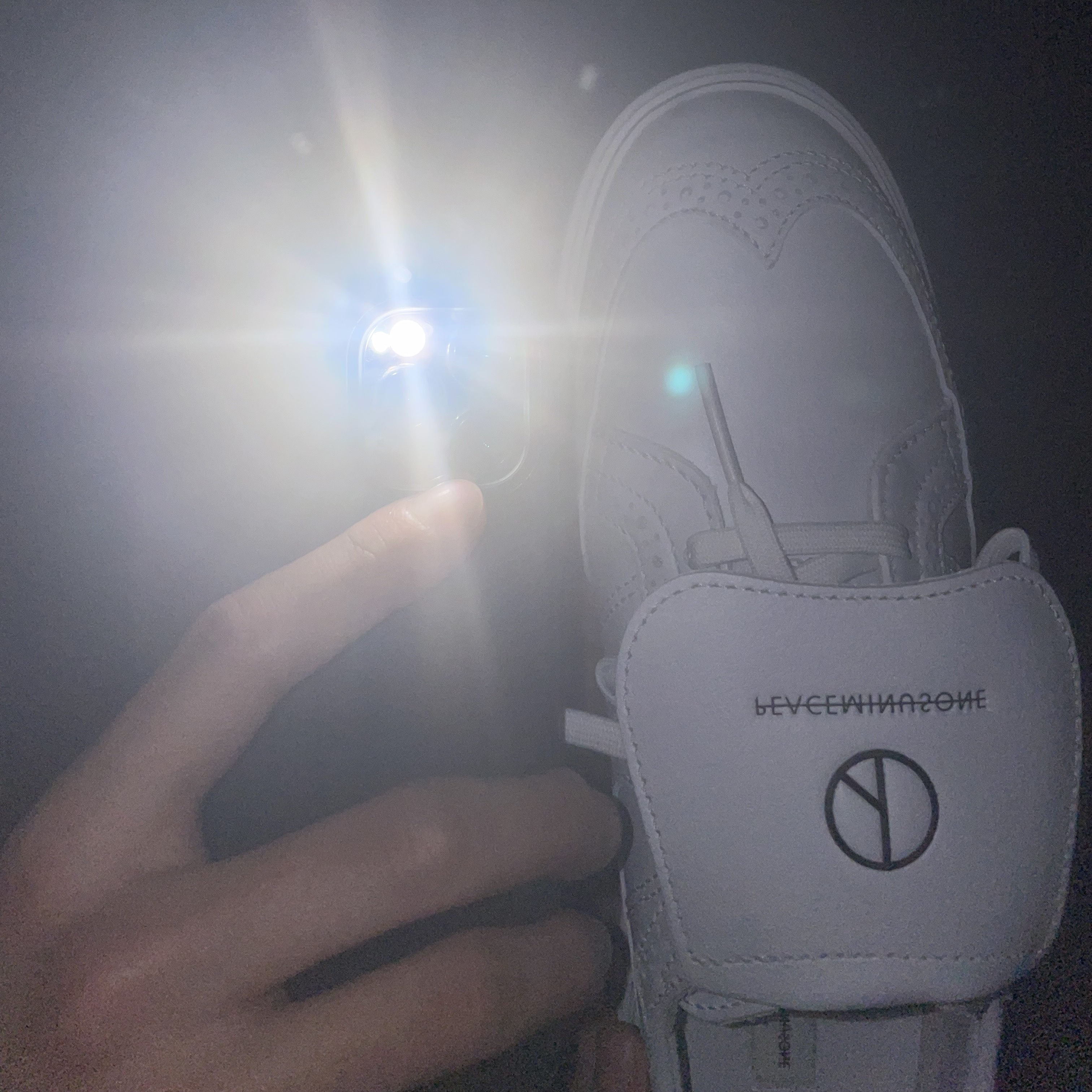 Nike x Peaceminusone Kwondo1 White 착용 스타일
