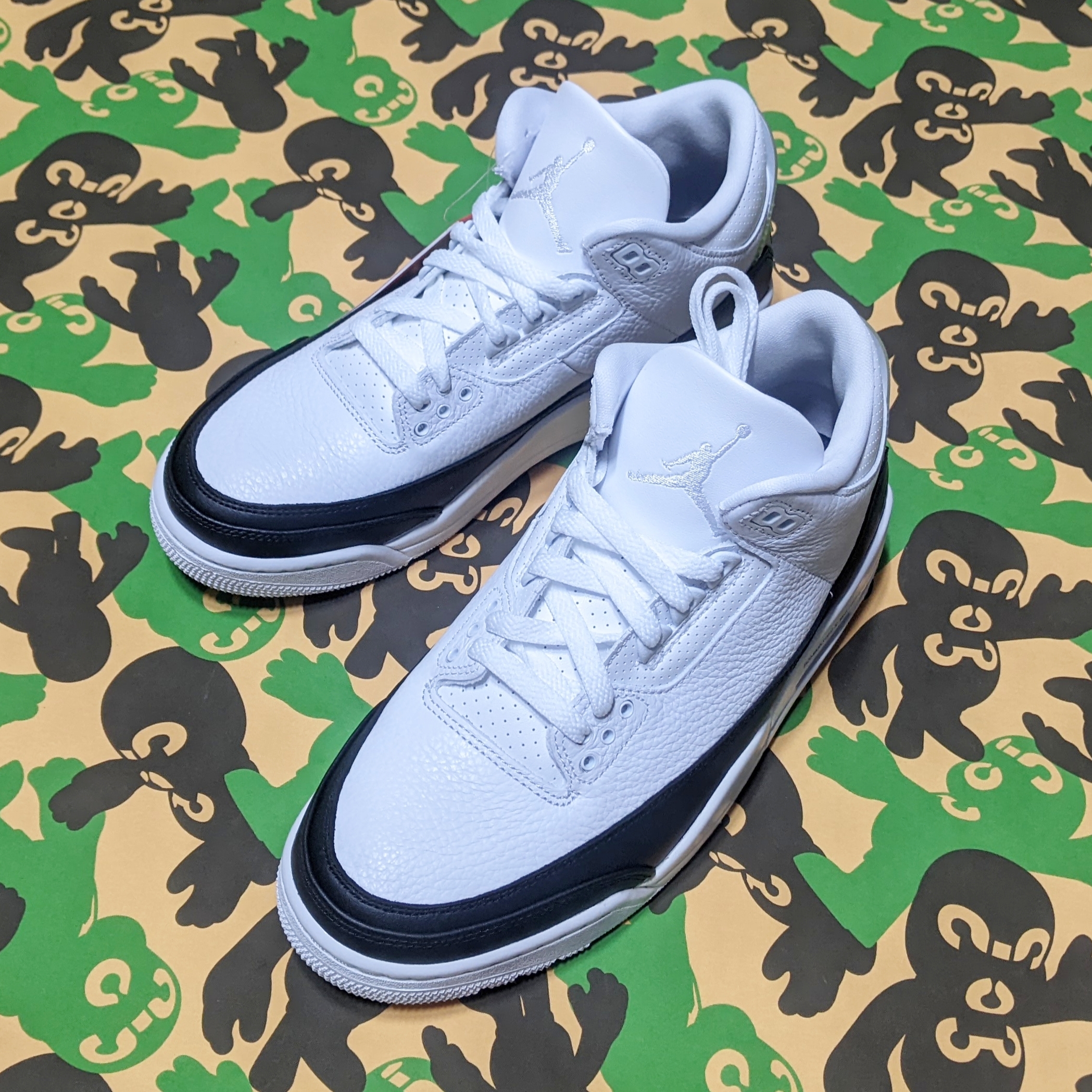 Jordan 3 x Fragment Retro SP White Black 착용 스타일