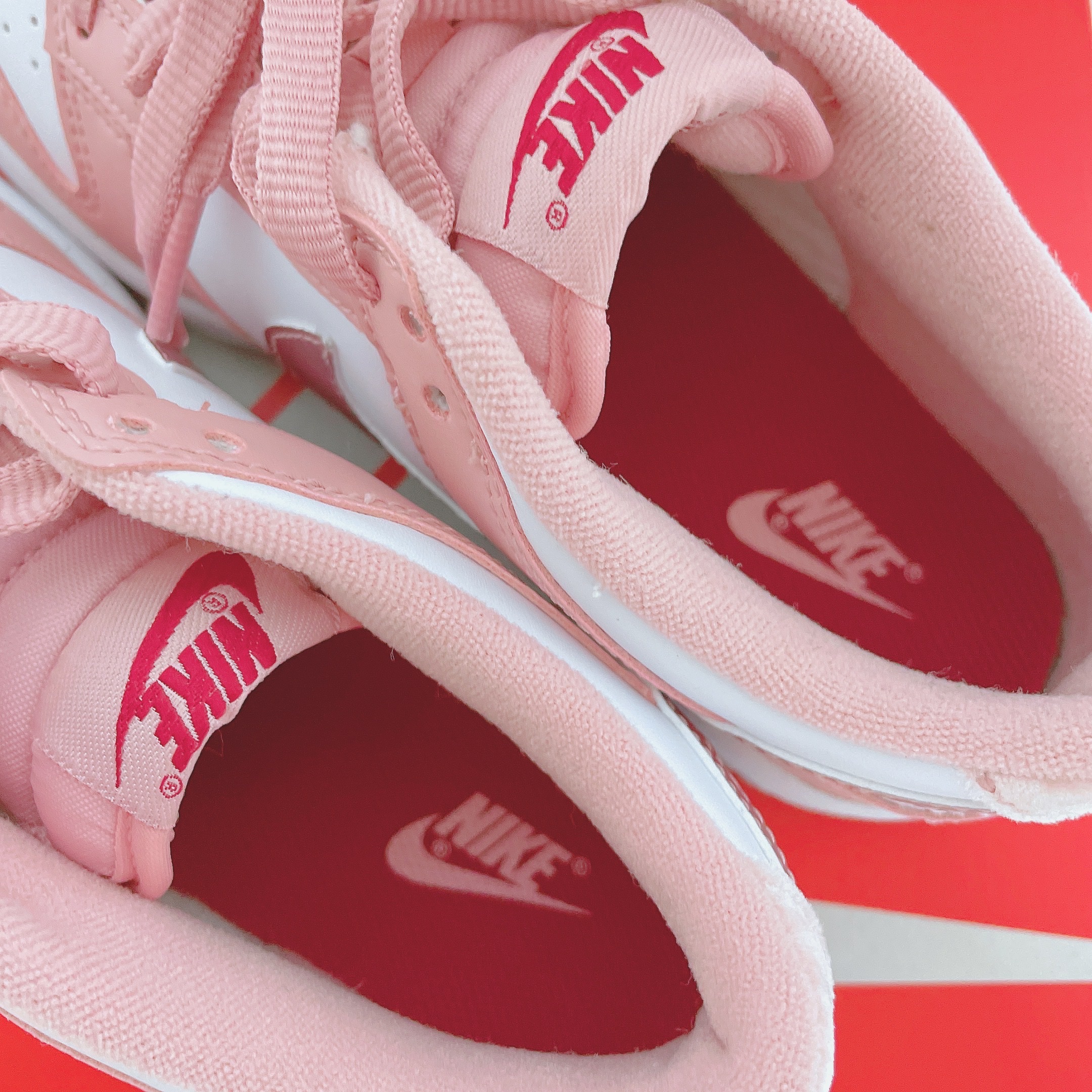 (GS) Nike Dunk Low Pink Velvet 착용 스타일 - 5