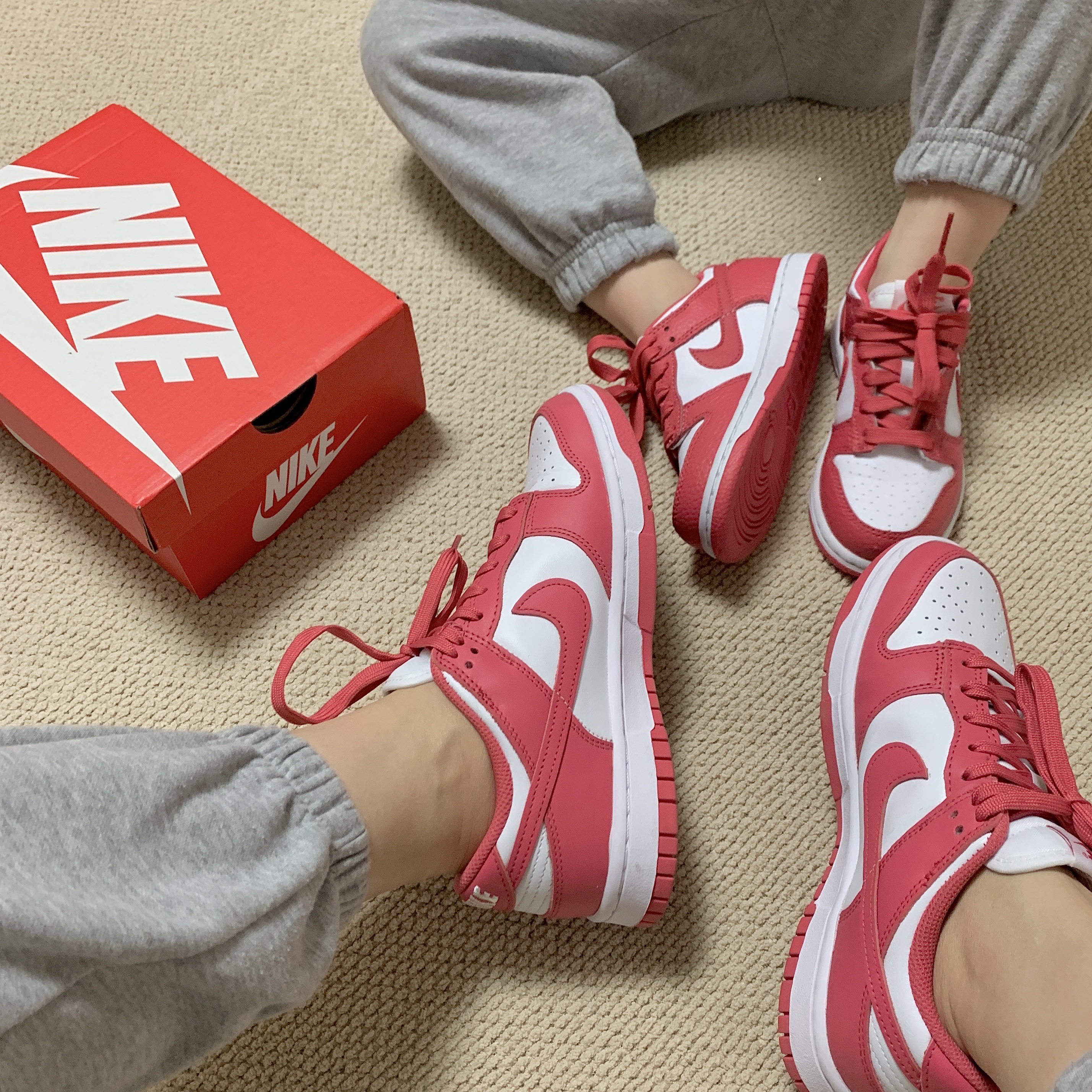 (W) Nike Dunk Low Archeo Pink, (PS) Nike Dunk Low Archeo Pink 착용 스타일