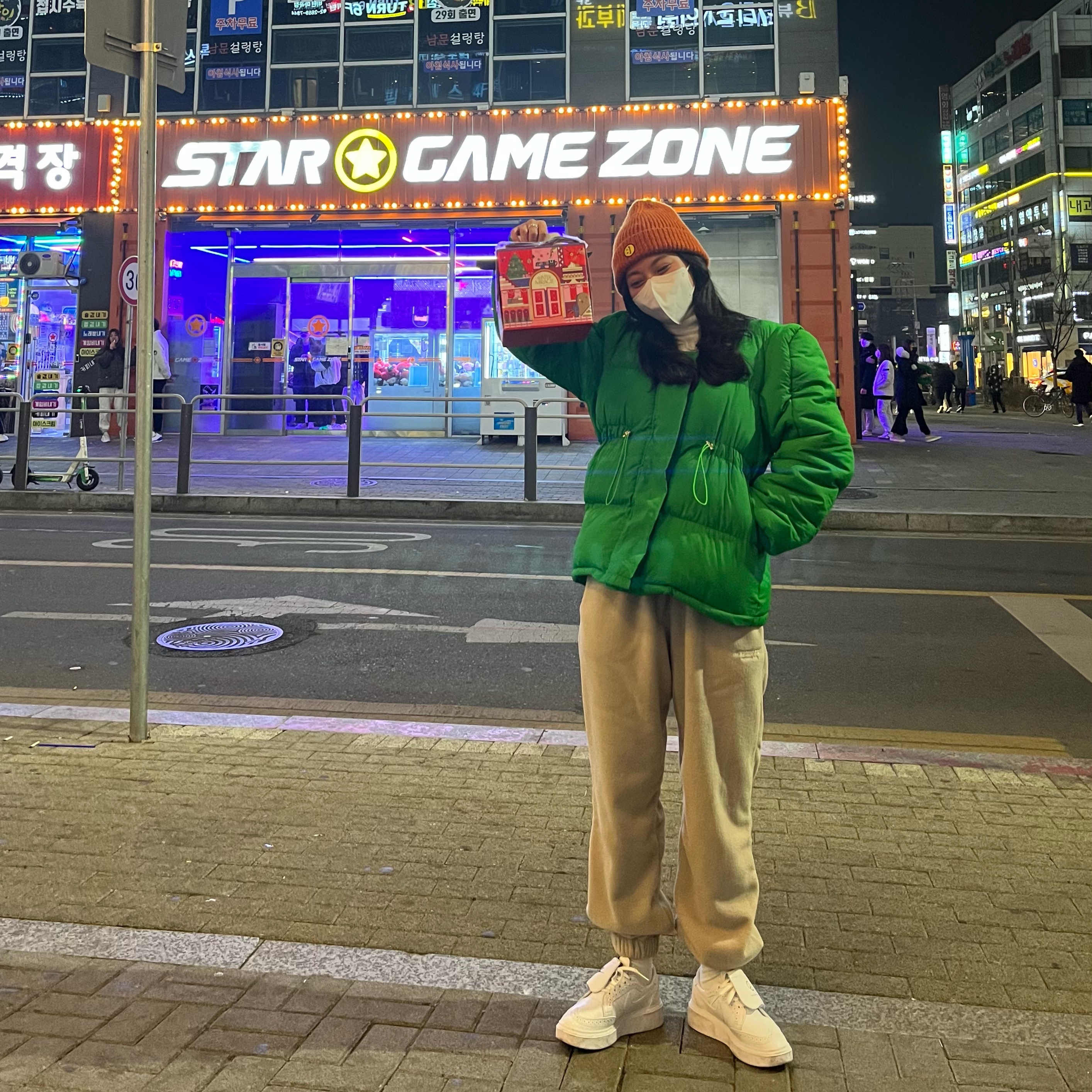 Nike x Peaceminusone Kwondo1 White 착용 스타일