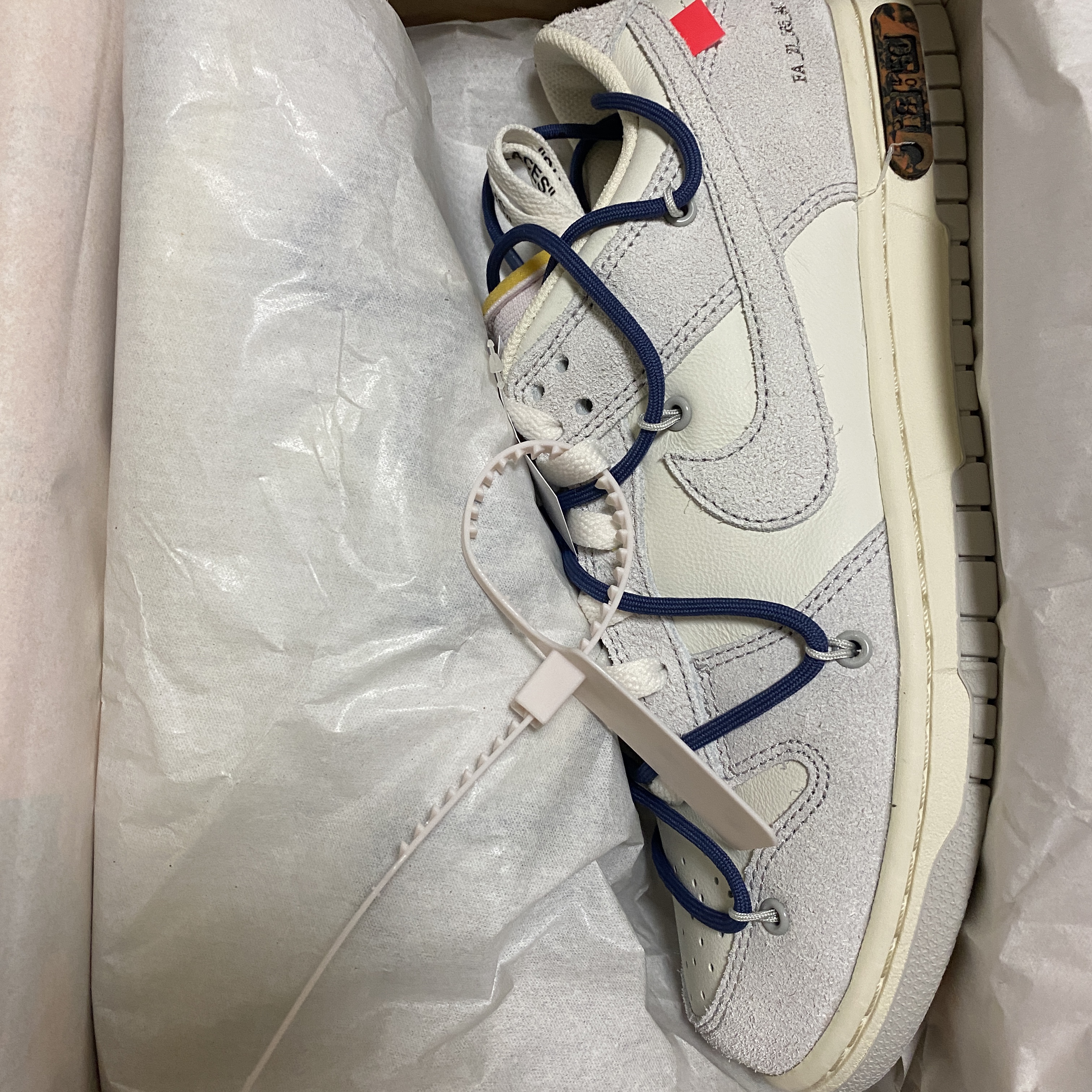 Nike x Off-White Dunk Low The 50 - Lot 18 착용 스타일 - 1