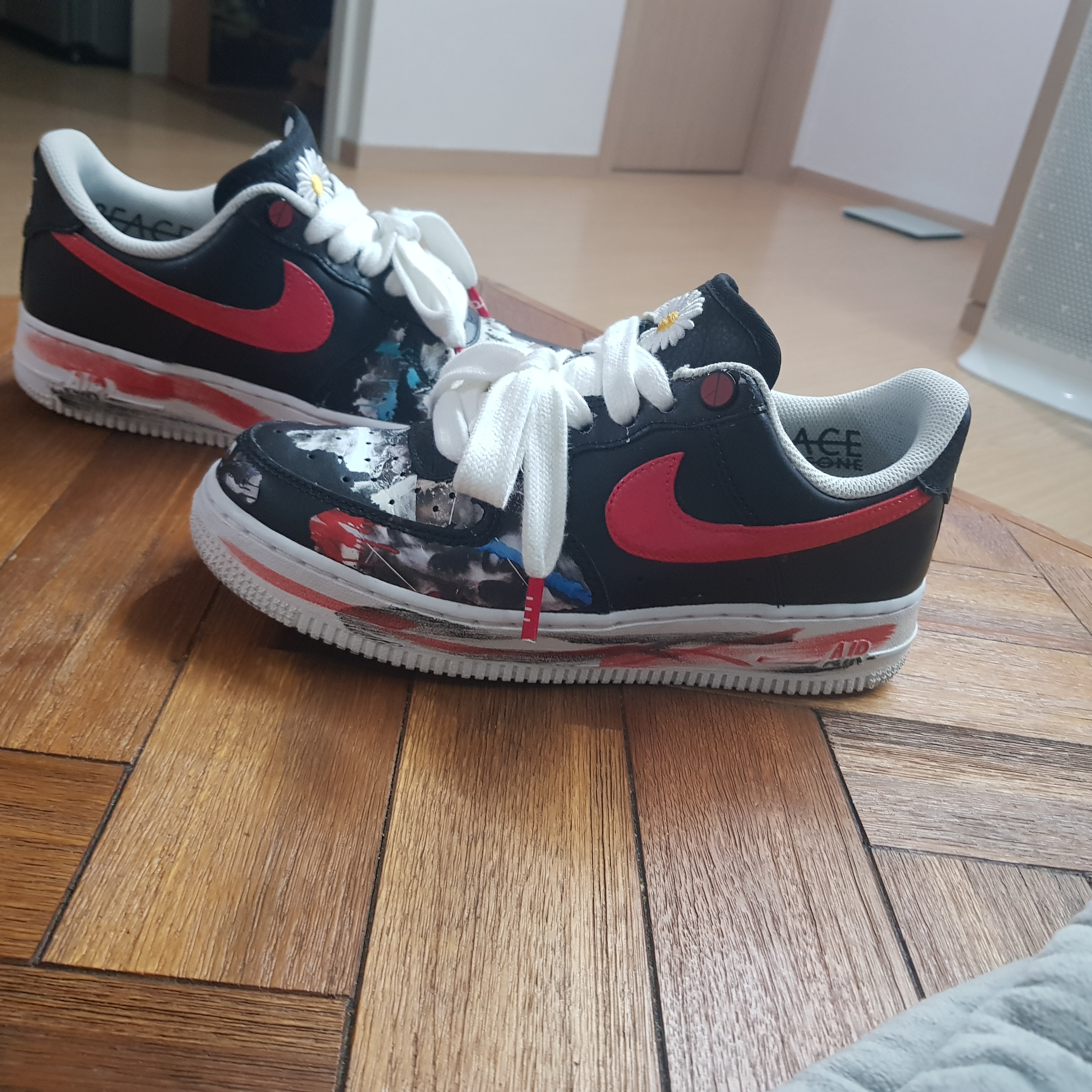 Nike x Peaceminusone Air Force 1 Low Para-Noise 착용 스타일 - 2