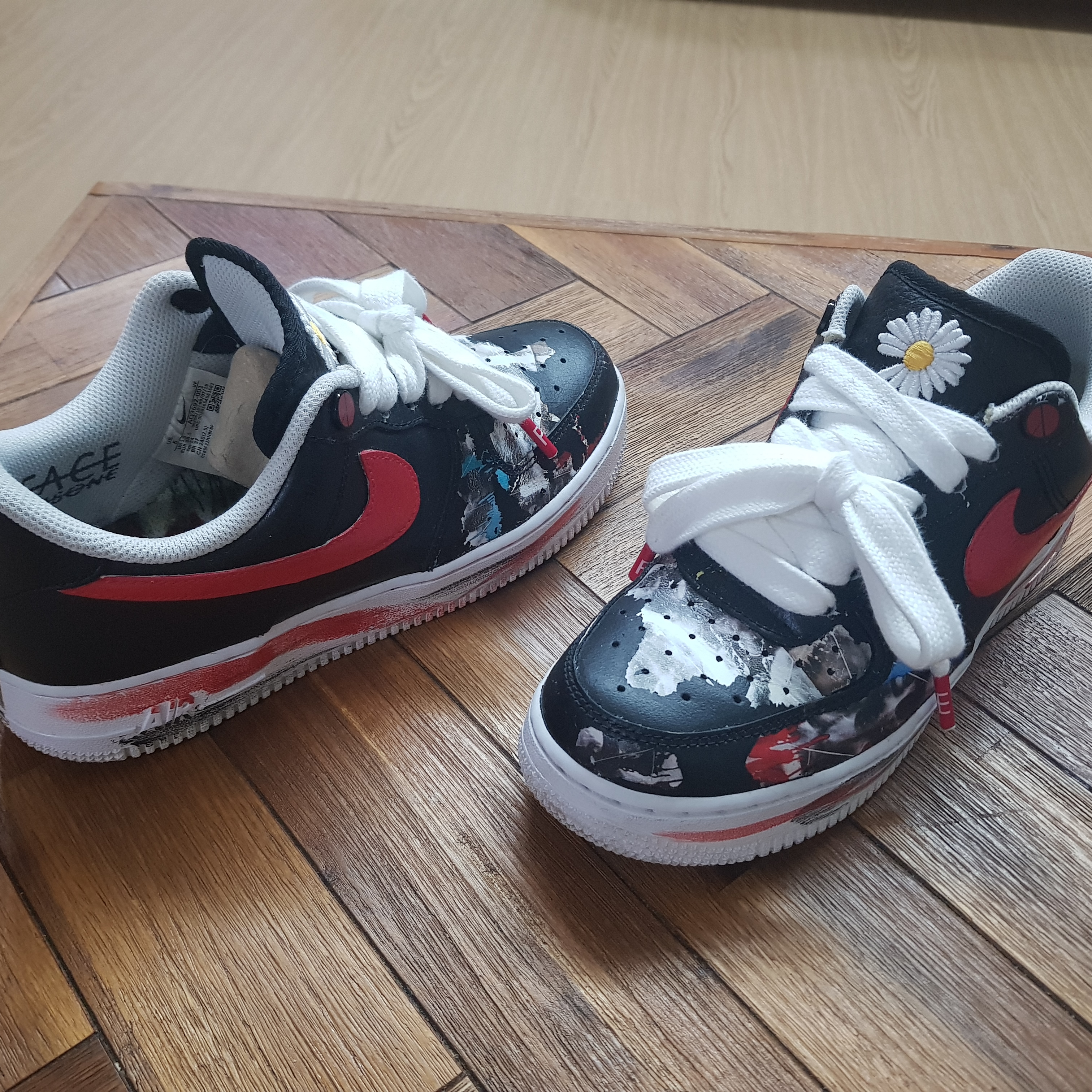 Nike x Peaceminusone Air Force 1 Low Para-Noise 착용 스타일 - 3